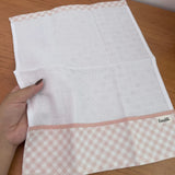 Fralda de Boca Barradinho - Xadrez Rosa