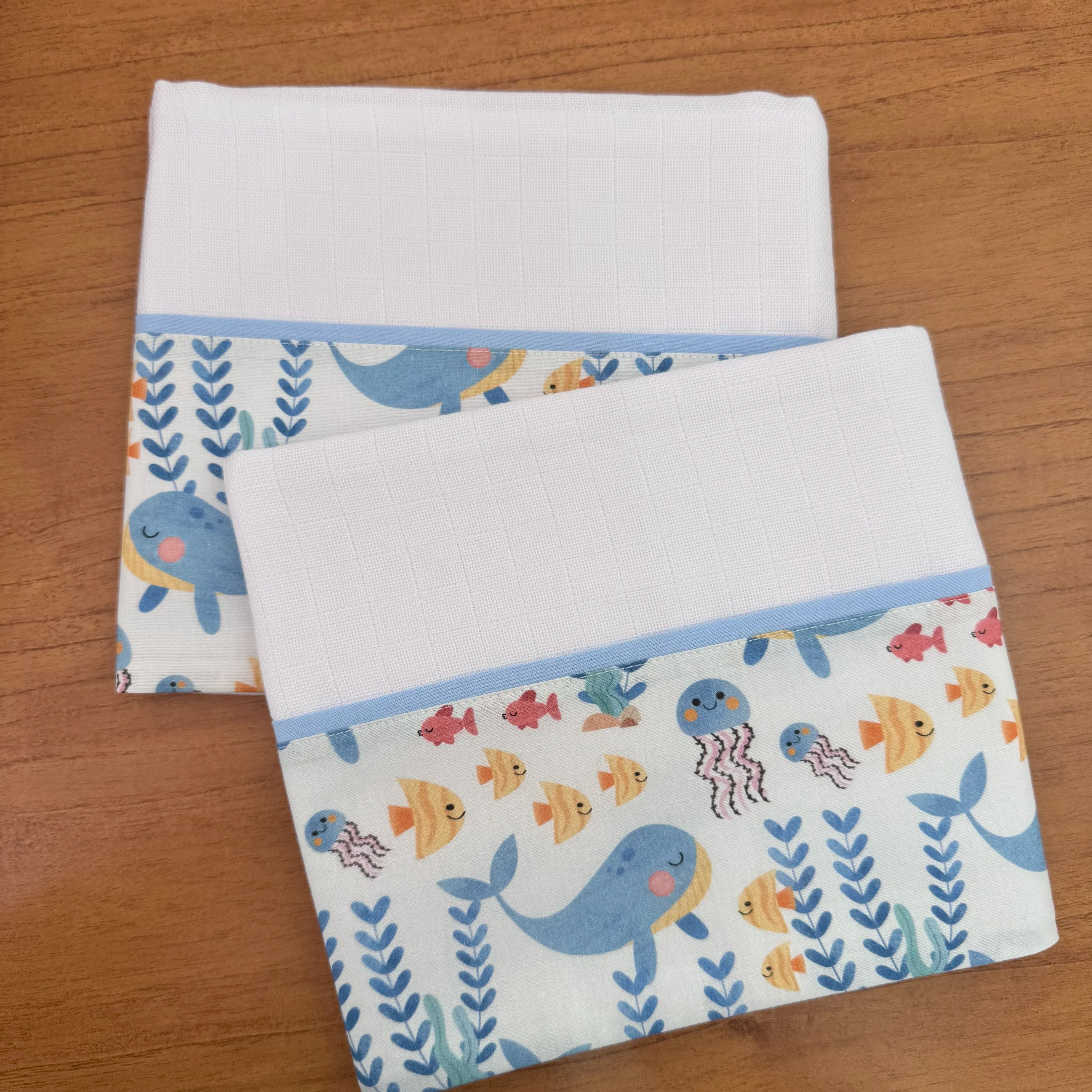 Kit Ternura 10 peças - Fundo do Mar