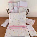 Kit Ternura 10 peças - Corações Coloridos