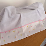 Fralda Multiuso - Corações Coloridos