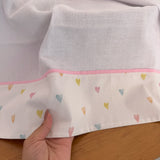 Fralda Multiuso - Corações Coloridos