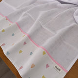 Fralda Multiuso - Corações Coloridos