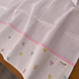 Fralda Multiuso - Corações Coloridos