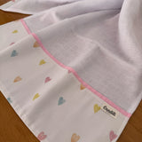 Fralda de Ombro - Corações Coloridos