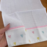 Fralda de Boca Barradinho - Corações Coloridos