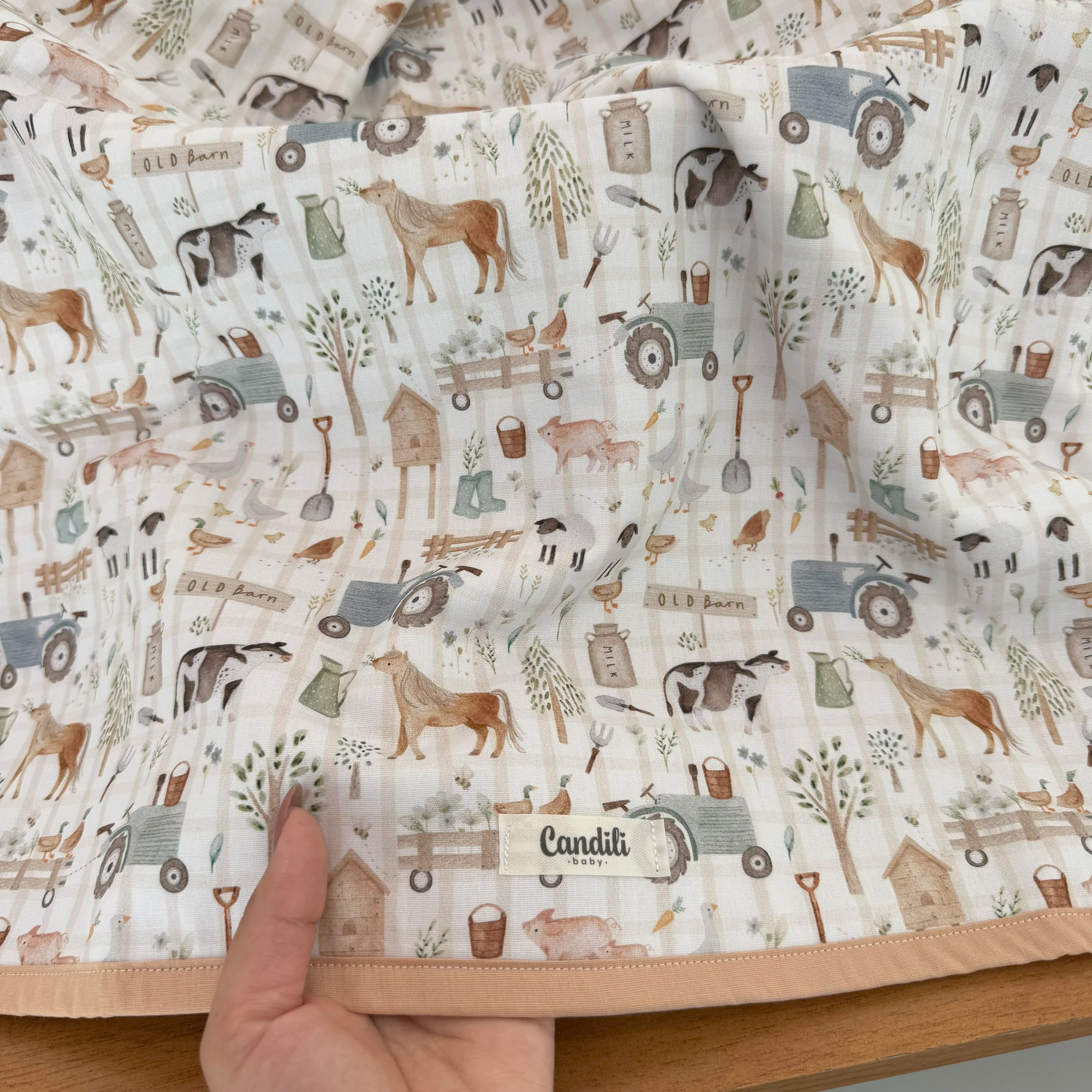 Manta Dupla Face - Fazenda Feliz