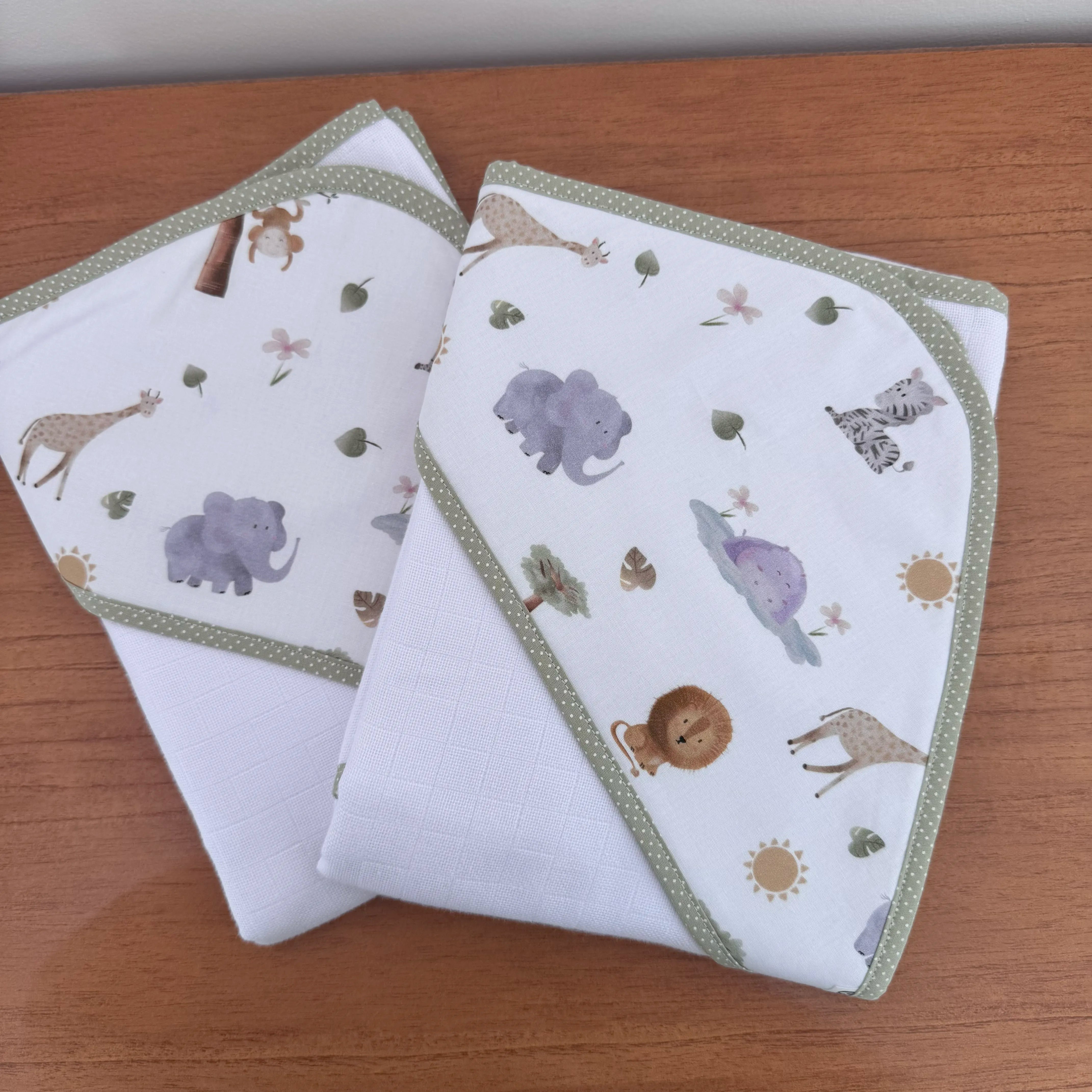 Kit Maternidade 20 peças - Safari Banho de Sol