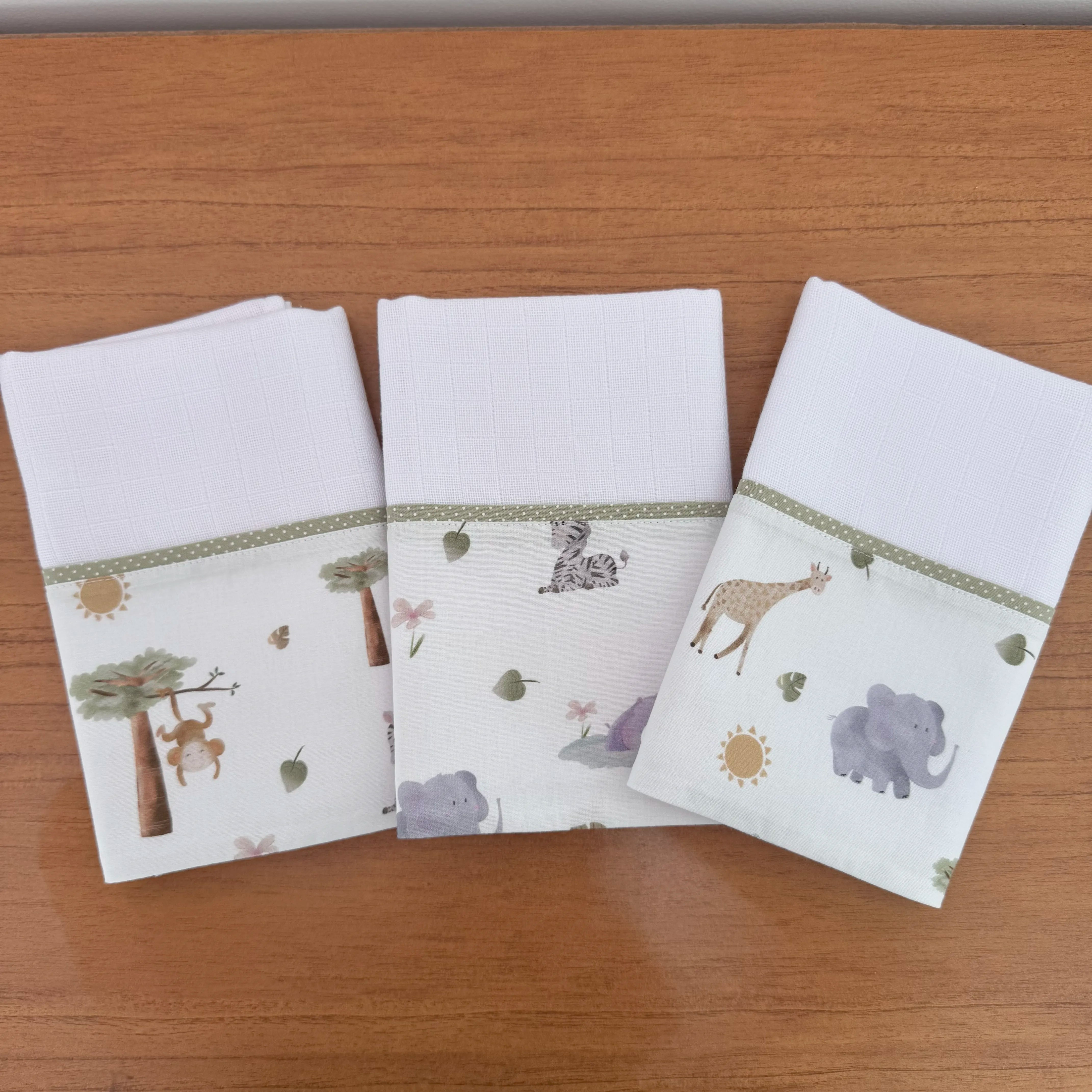 Kit Maternidade 20 peças - Safari Banho de Sol