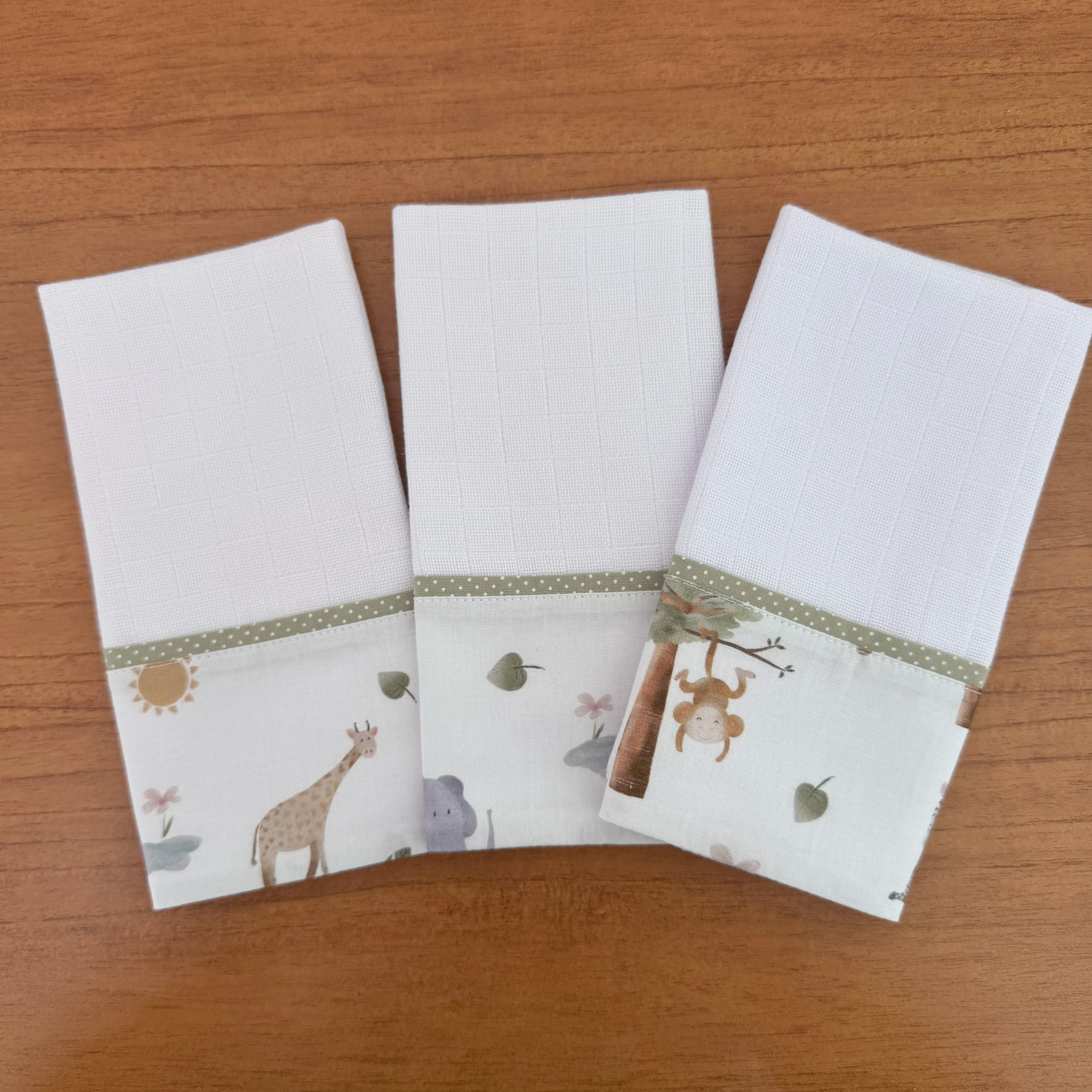 Kit Maternidade 20 peças - Safari Banho de Sol