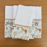 Kit Passeio 3 Peças: Fralda de Boca, Fralda de Ombro e Fralda Multiuso - Fazenda Feliz