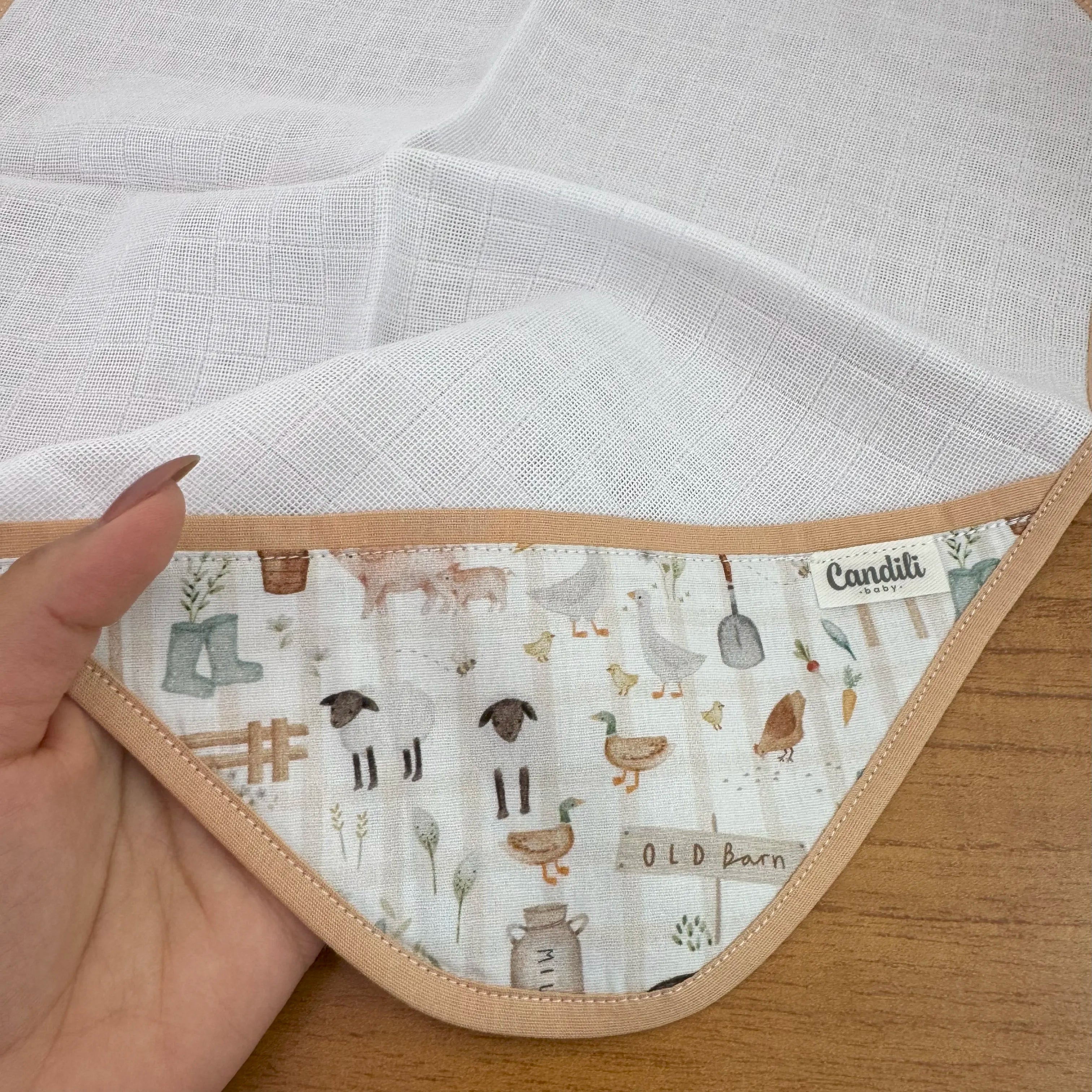 Fralda de Boca Cantinho - Fazenda Feliz