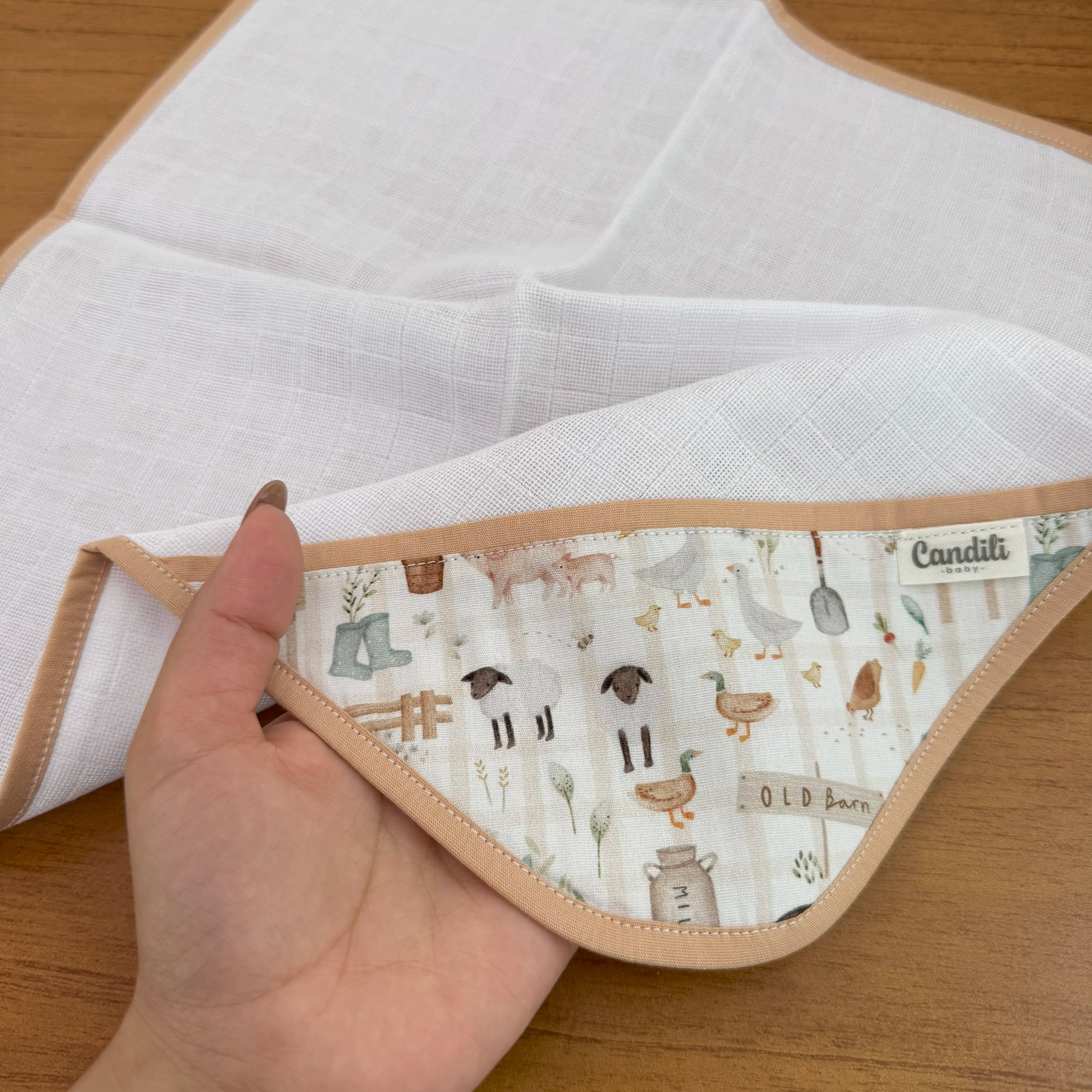 Fralda de Boca Cantinho - Fazenda Feliz