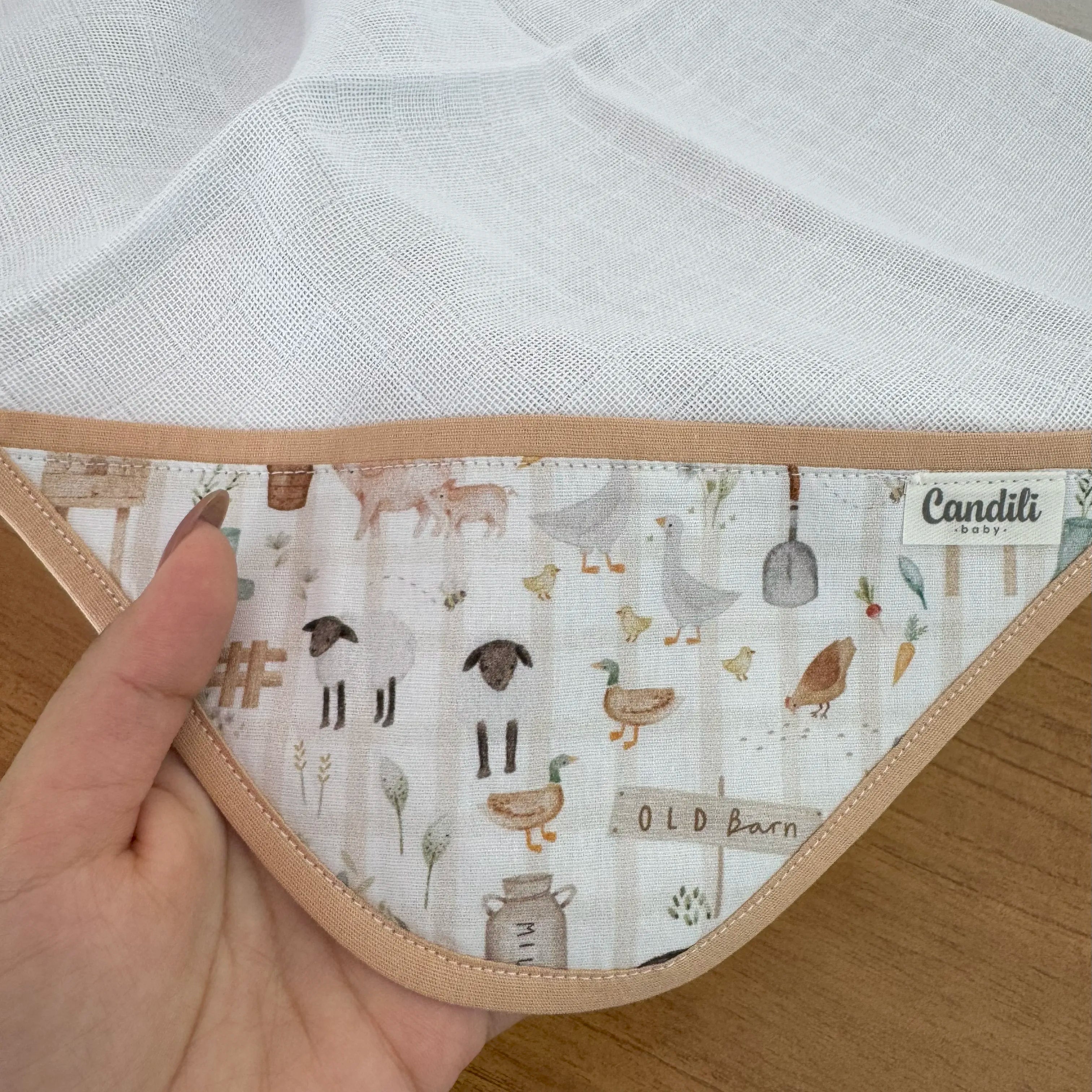 Fralda de Boca Cantinho - Fazenda Feliz