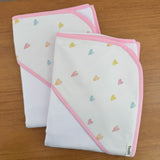 Kit Maternidade 20 peças - Corações Coloridos