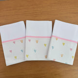 Kit Maternidade 20 peças - Corações Coloridos