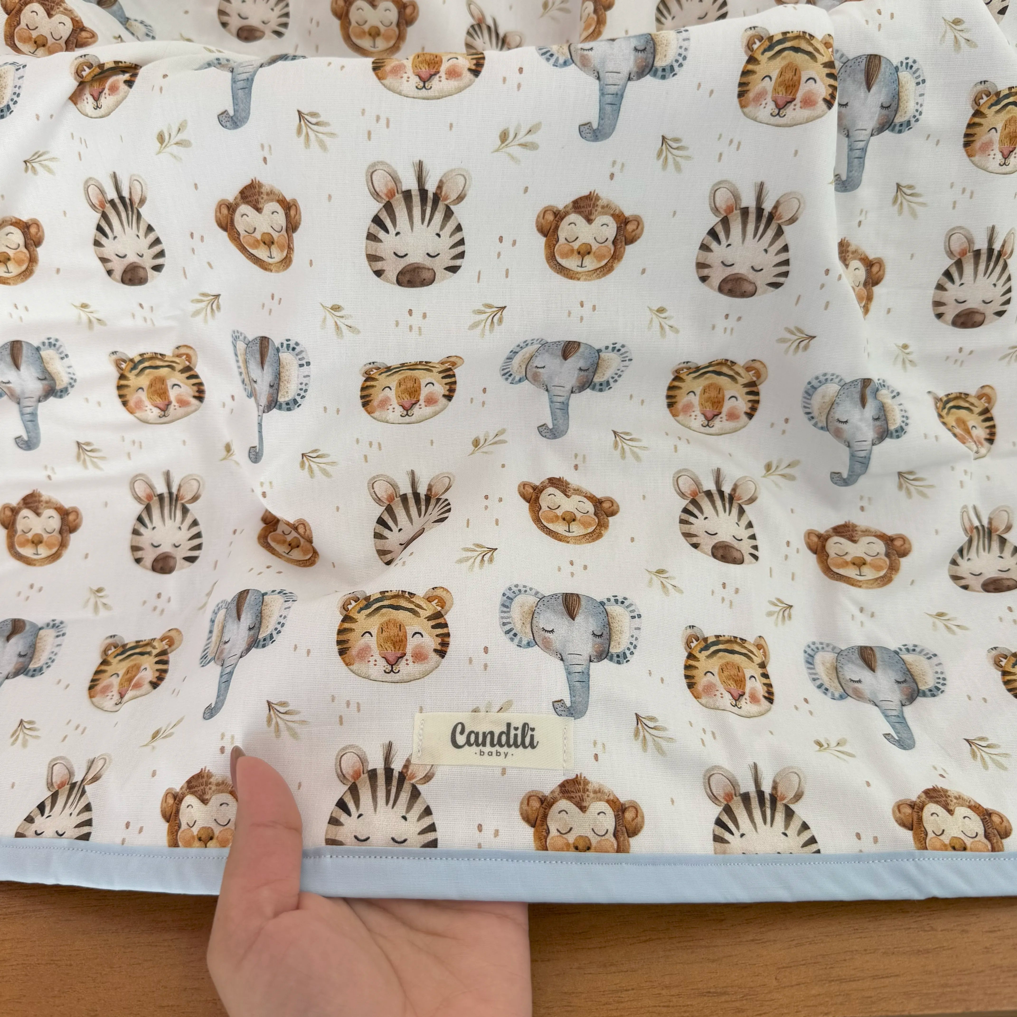 Manta Dupla Face - Animais da Savana