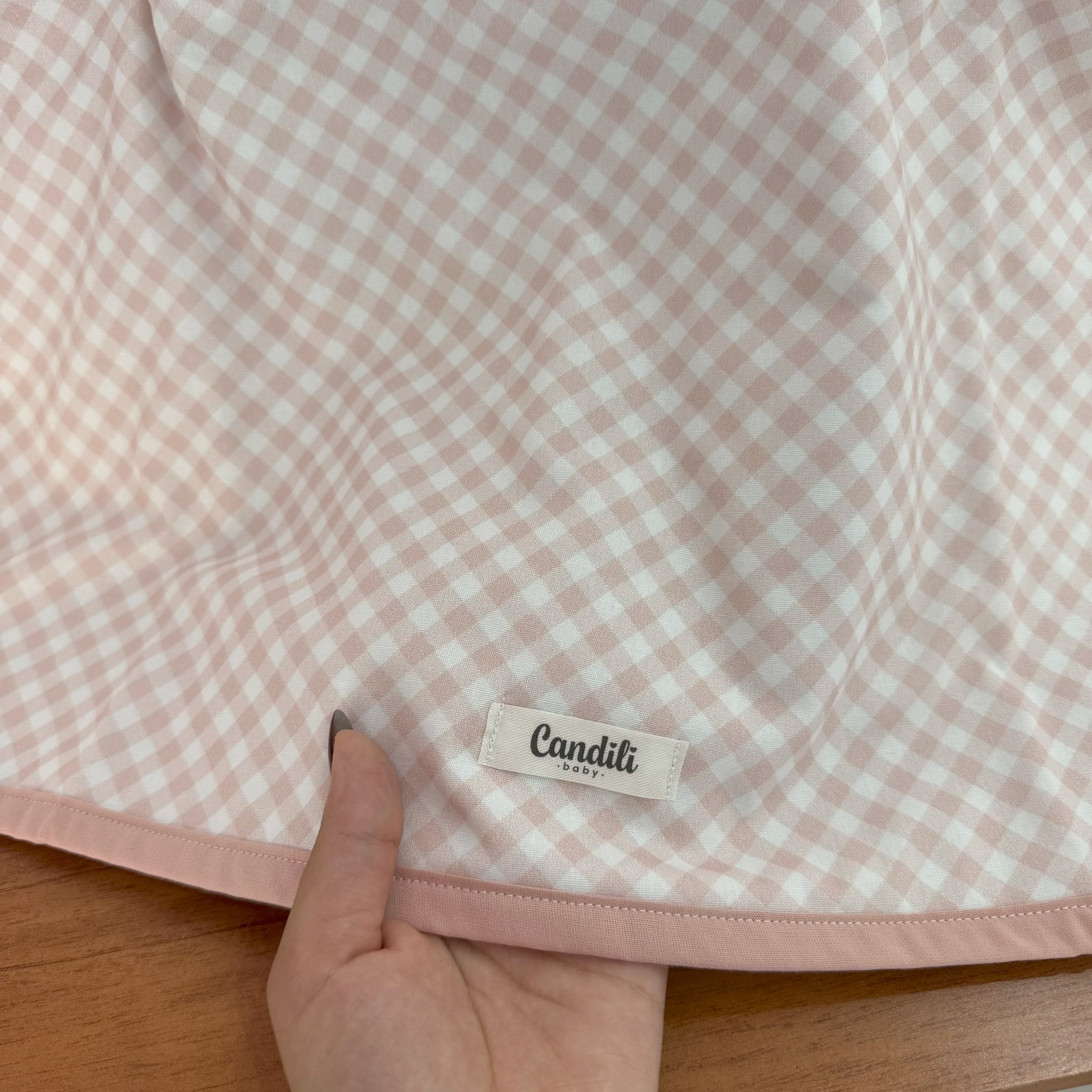 Manta Dupla Face - Xadrez Rosa