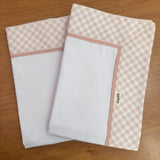 Kit Maternidade 20 peças - Xadrez Rosa