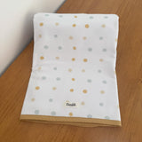 Manta Dupla Face - Bolinhas Neutras