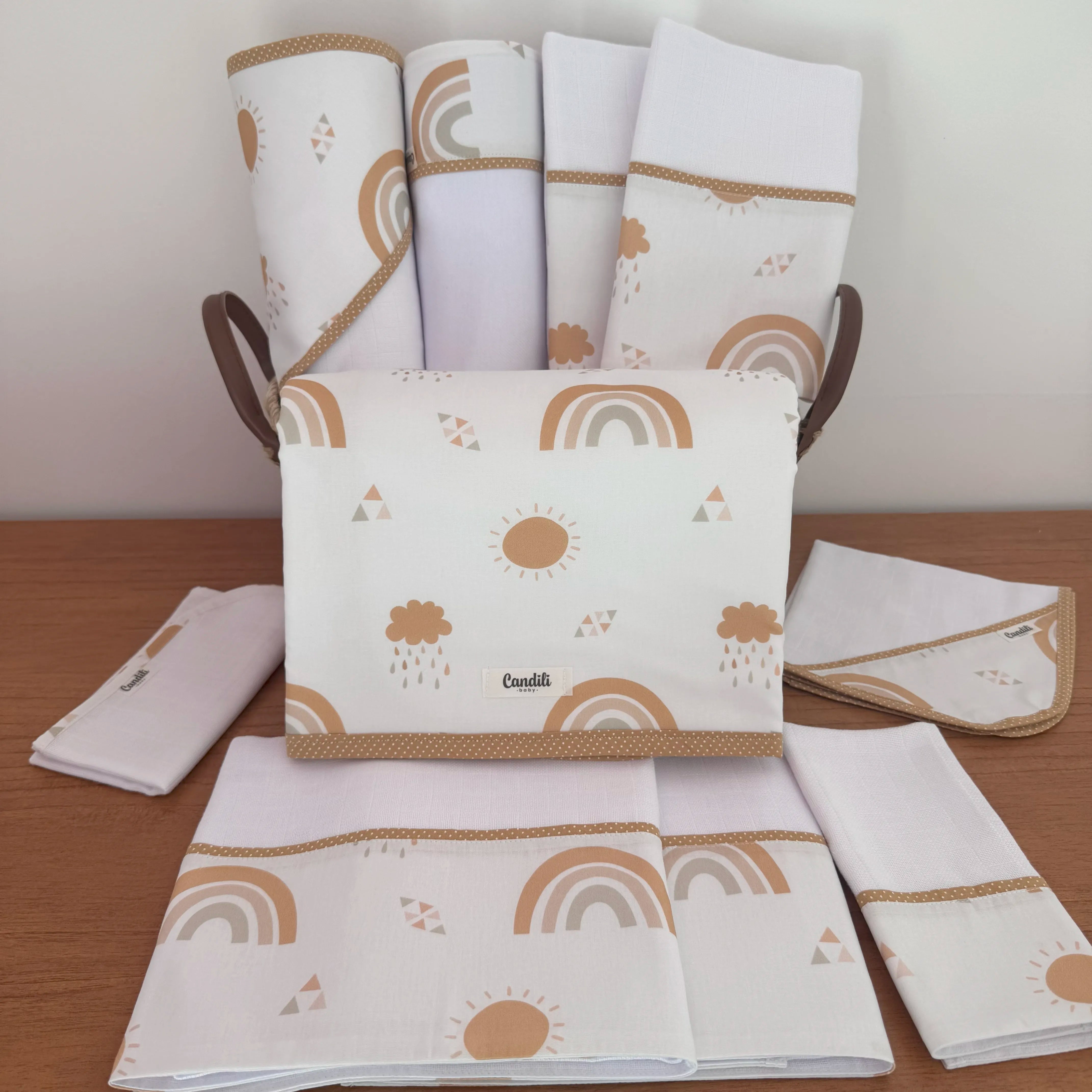 Kit Ternura 10 peças - Arco-iris