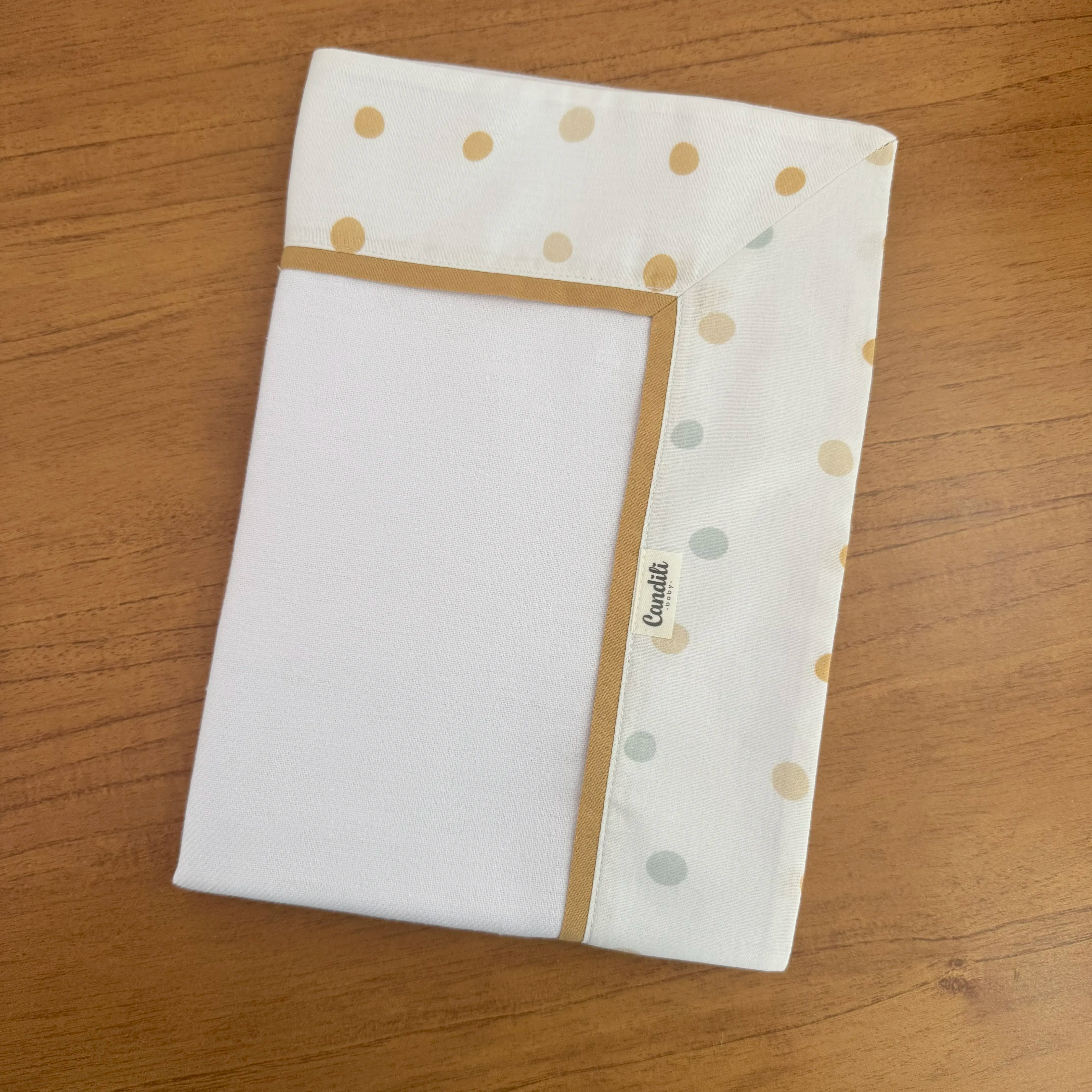 Cueiro Flanelado - Bolinhas Neutras