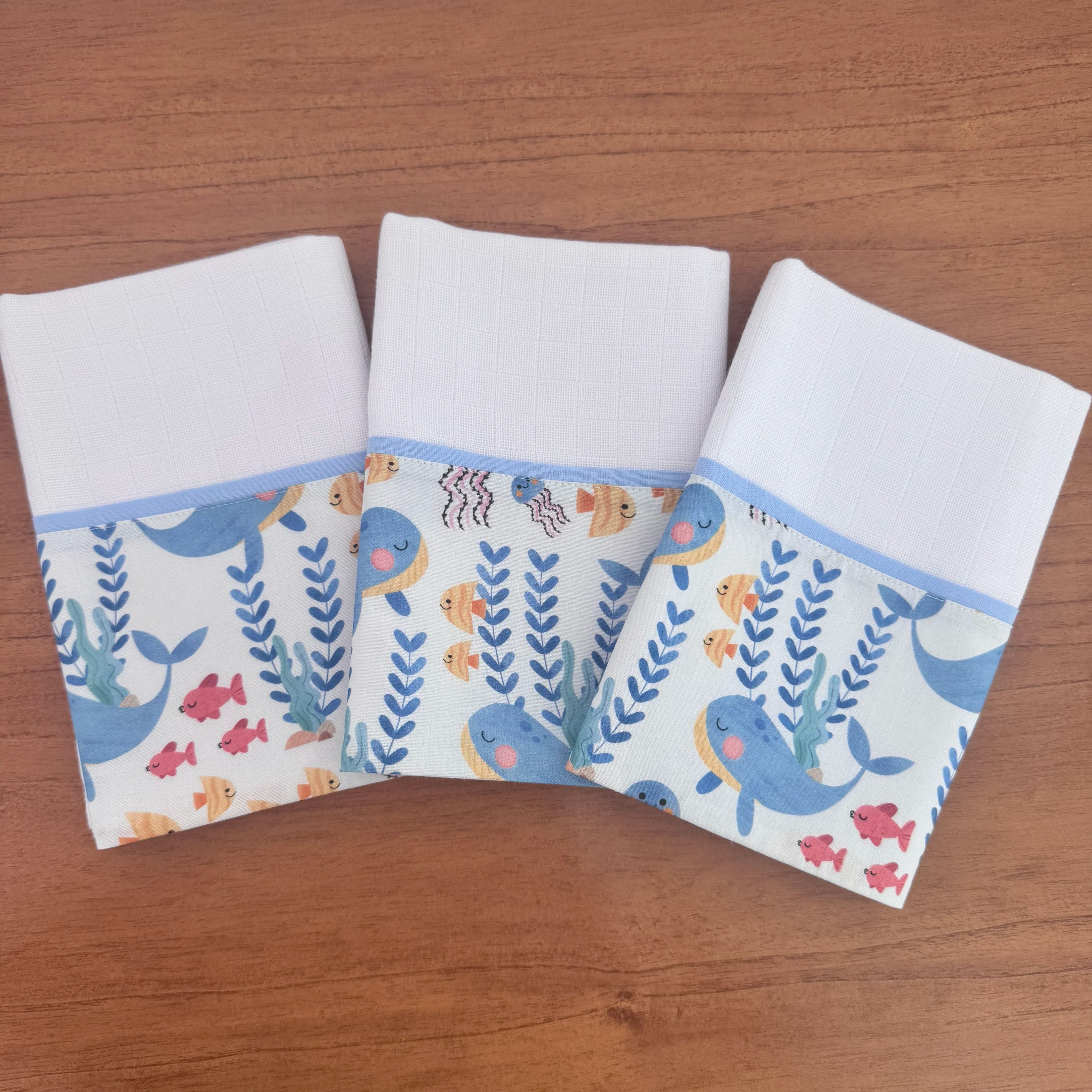 Kit Maternidade 20 peças - Fundo do Mar