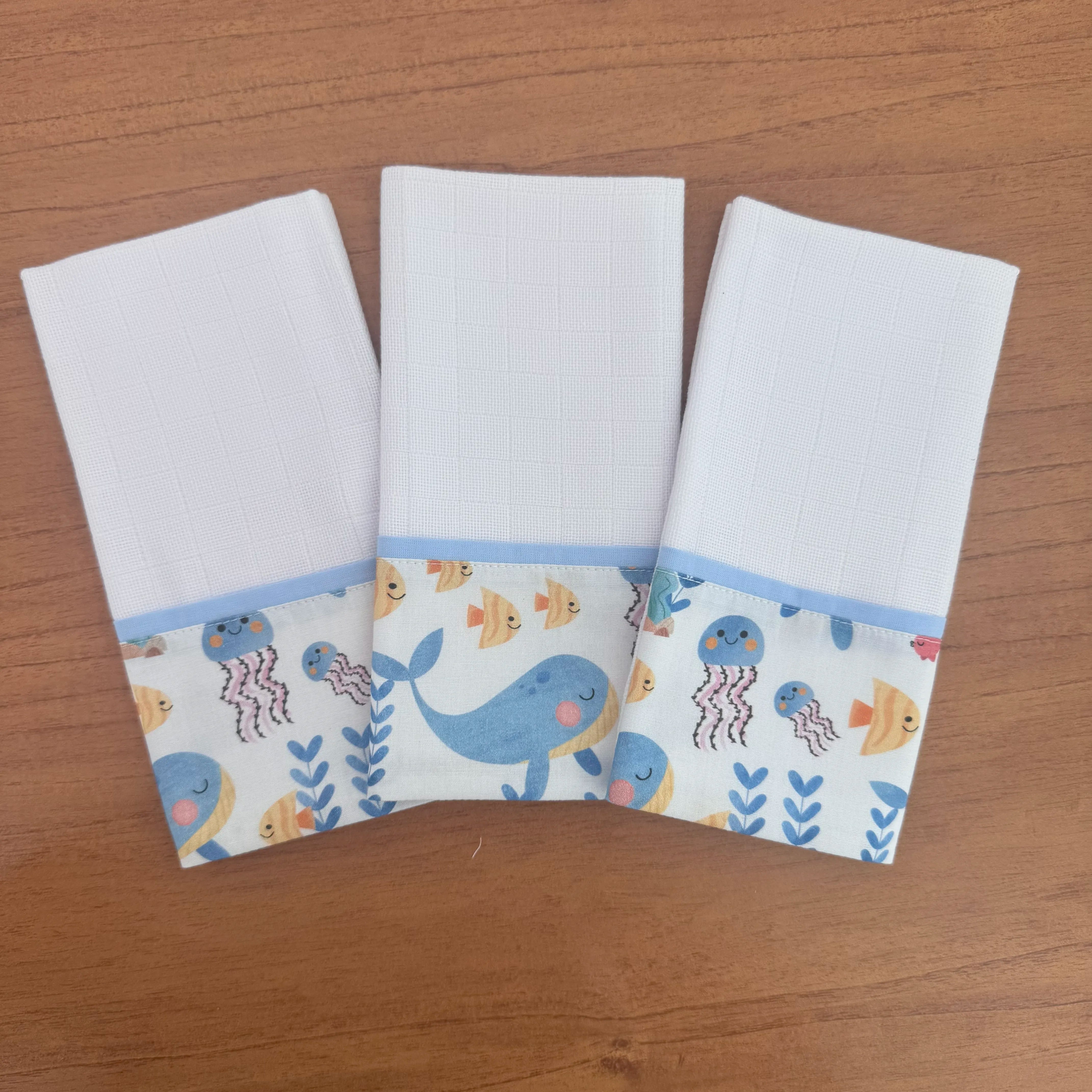 Kit Maternidade 20 peças - Fundo do Mar