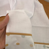 Fralda de Ombro - Bolinhas Neutras