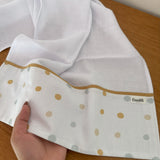 Fralda de Ombro - Bolinhas Neutras
