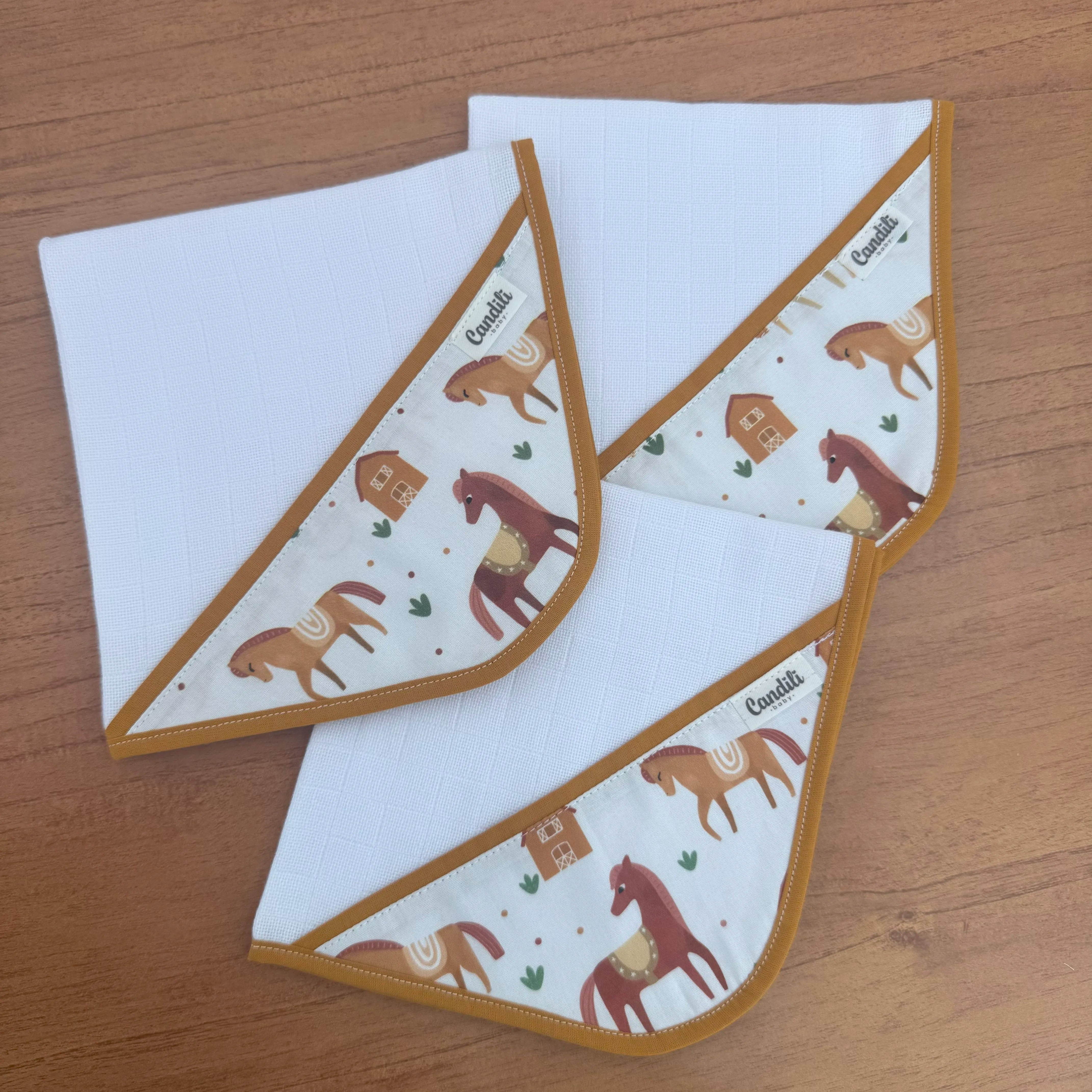 Kit Maternidade 20 peças - Cavalinhos