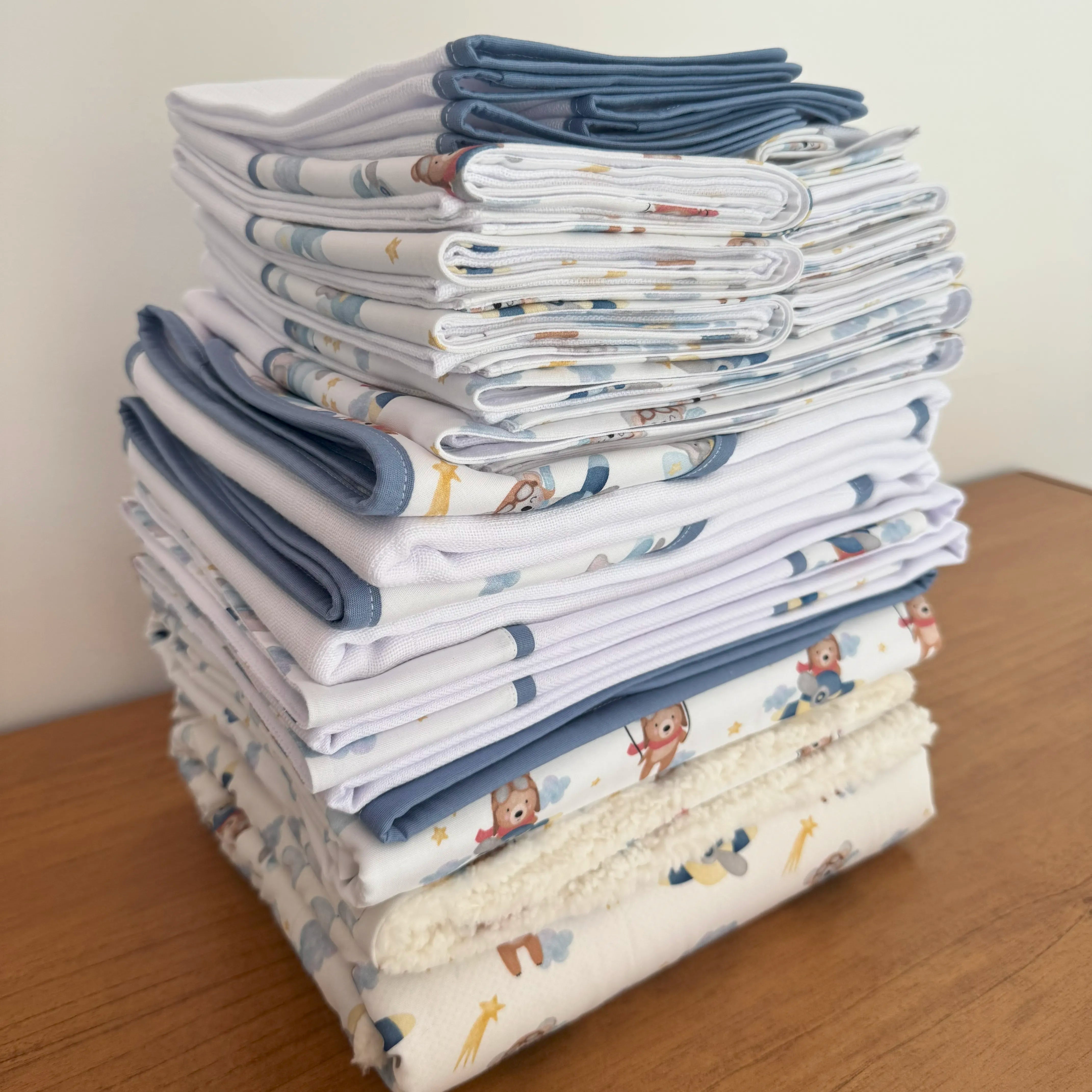 Kit Maternidade 20 peças - Ursinho Aviador