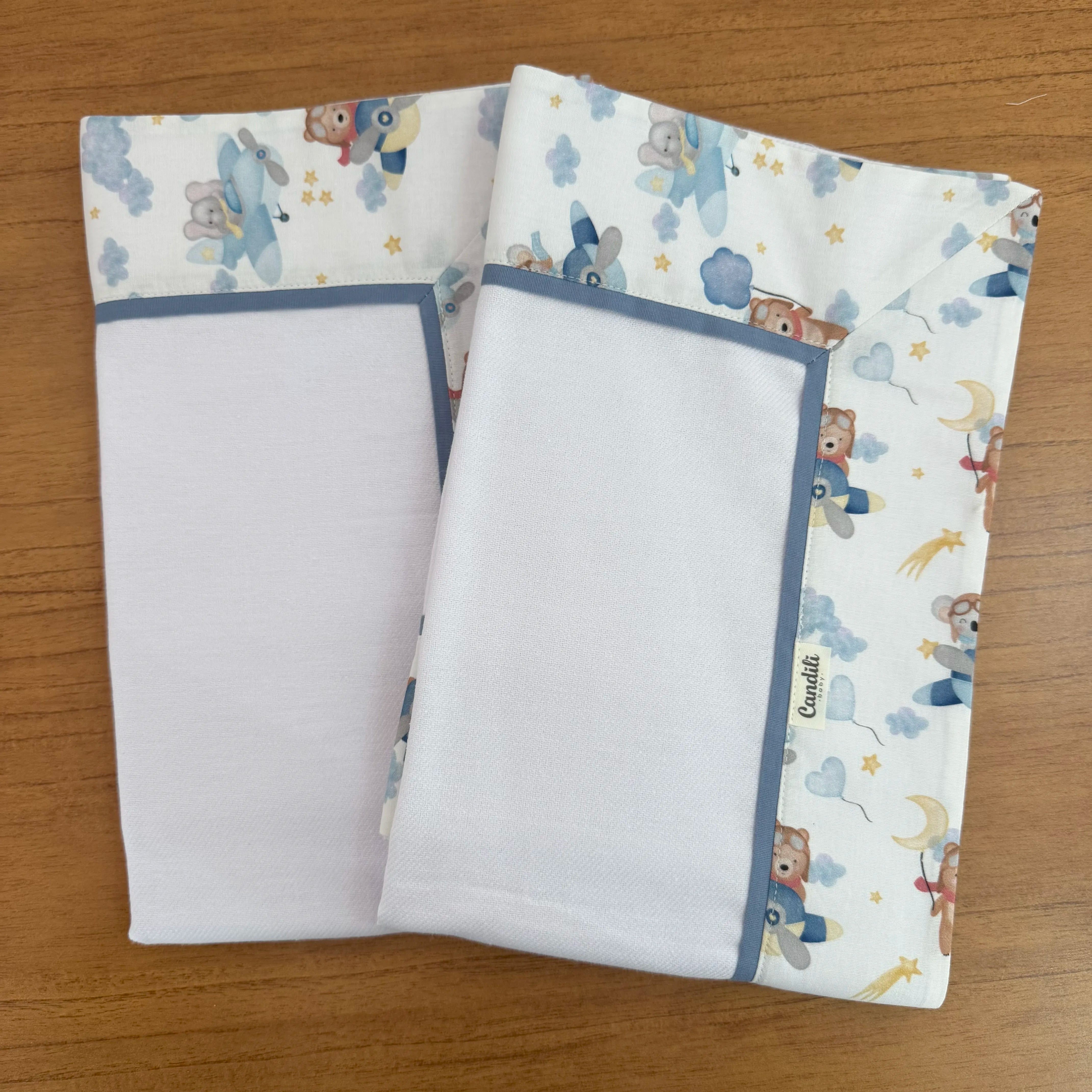 Kit Maternidade 20 peças - Ursinho Aviador