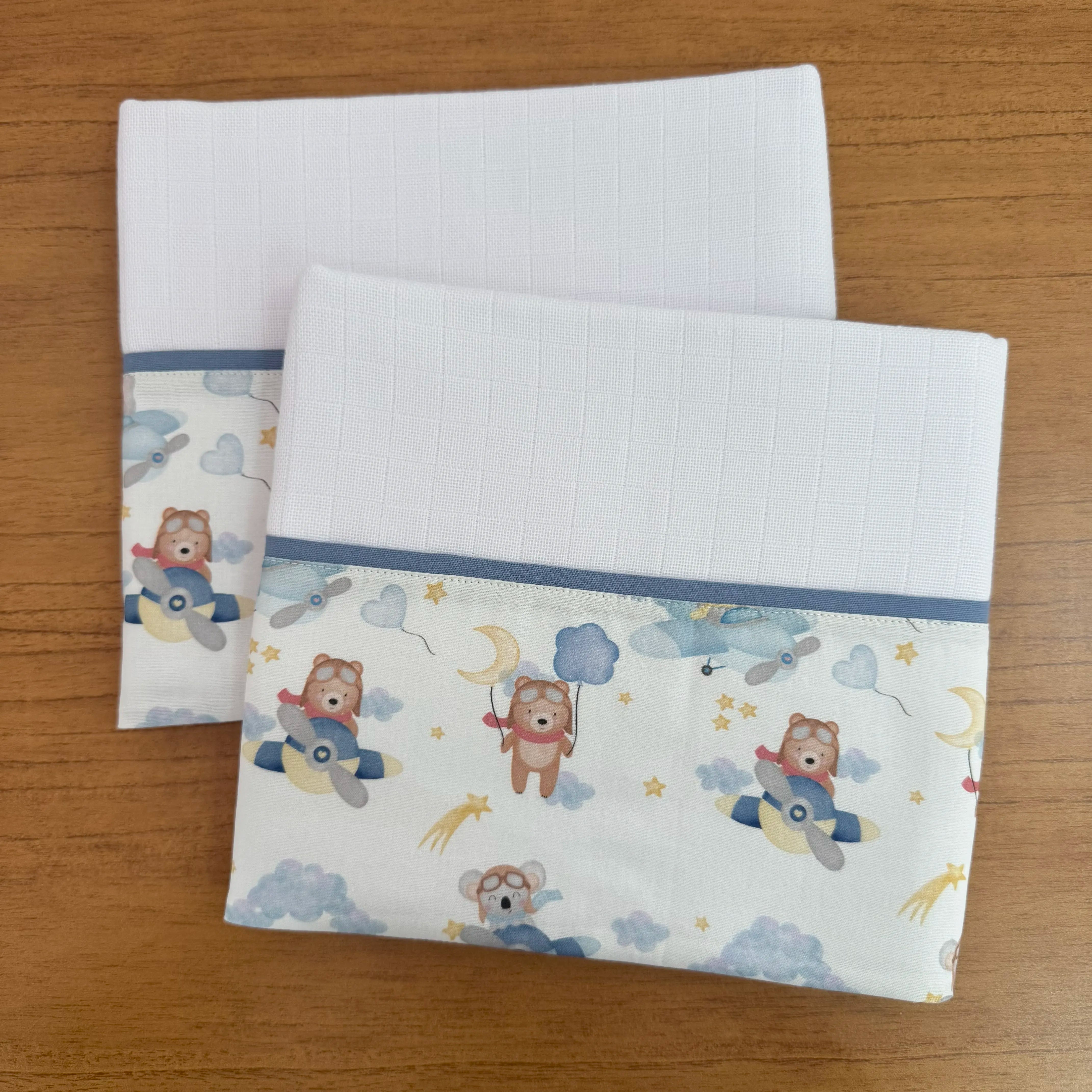 Kit Maternidade 20 peças - Ursinho Aviador