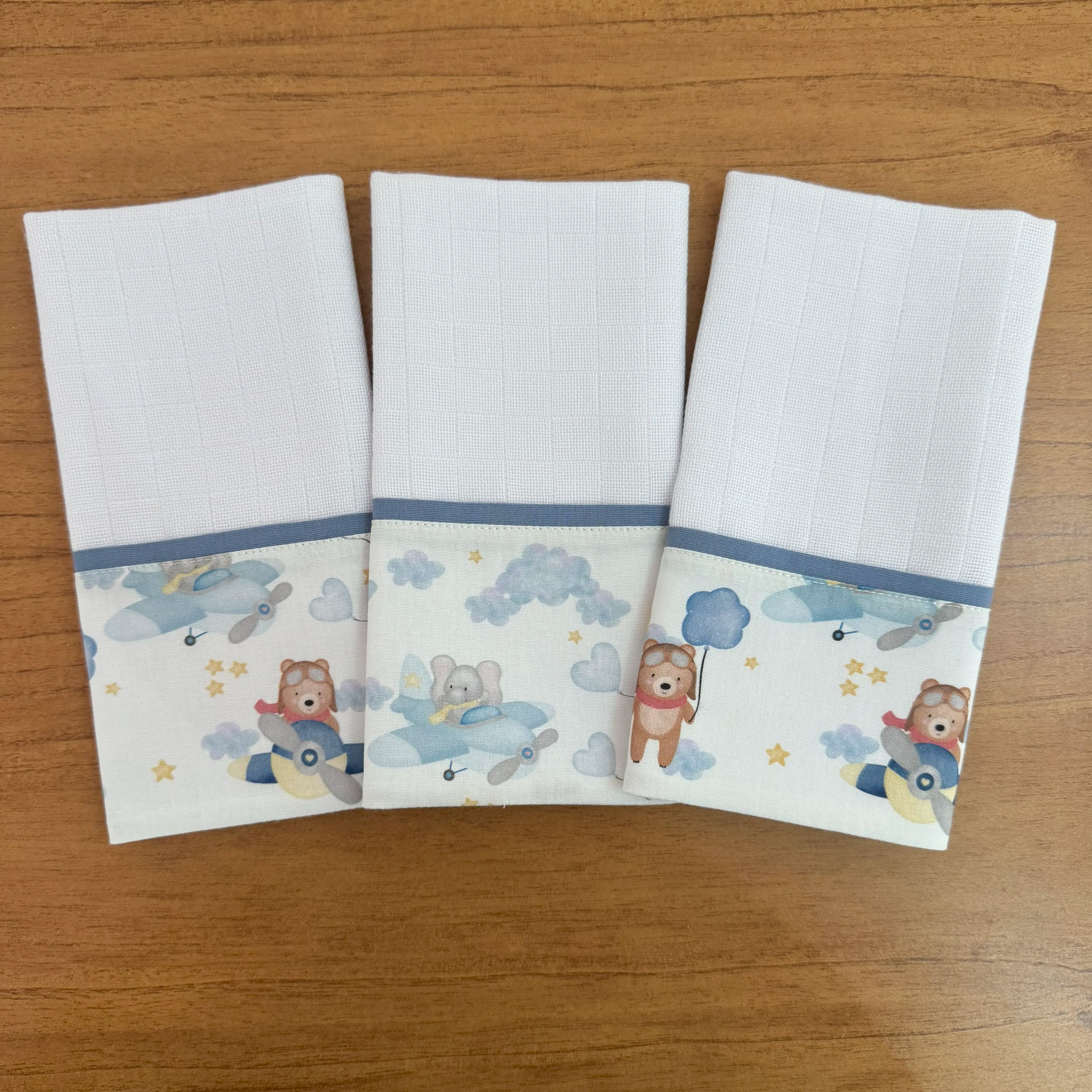 Kit Maternidade 20 peças - Ursinho Aviador