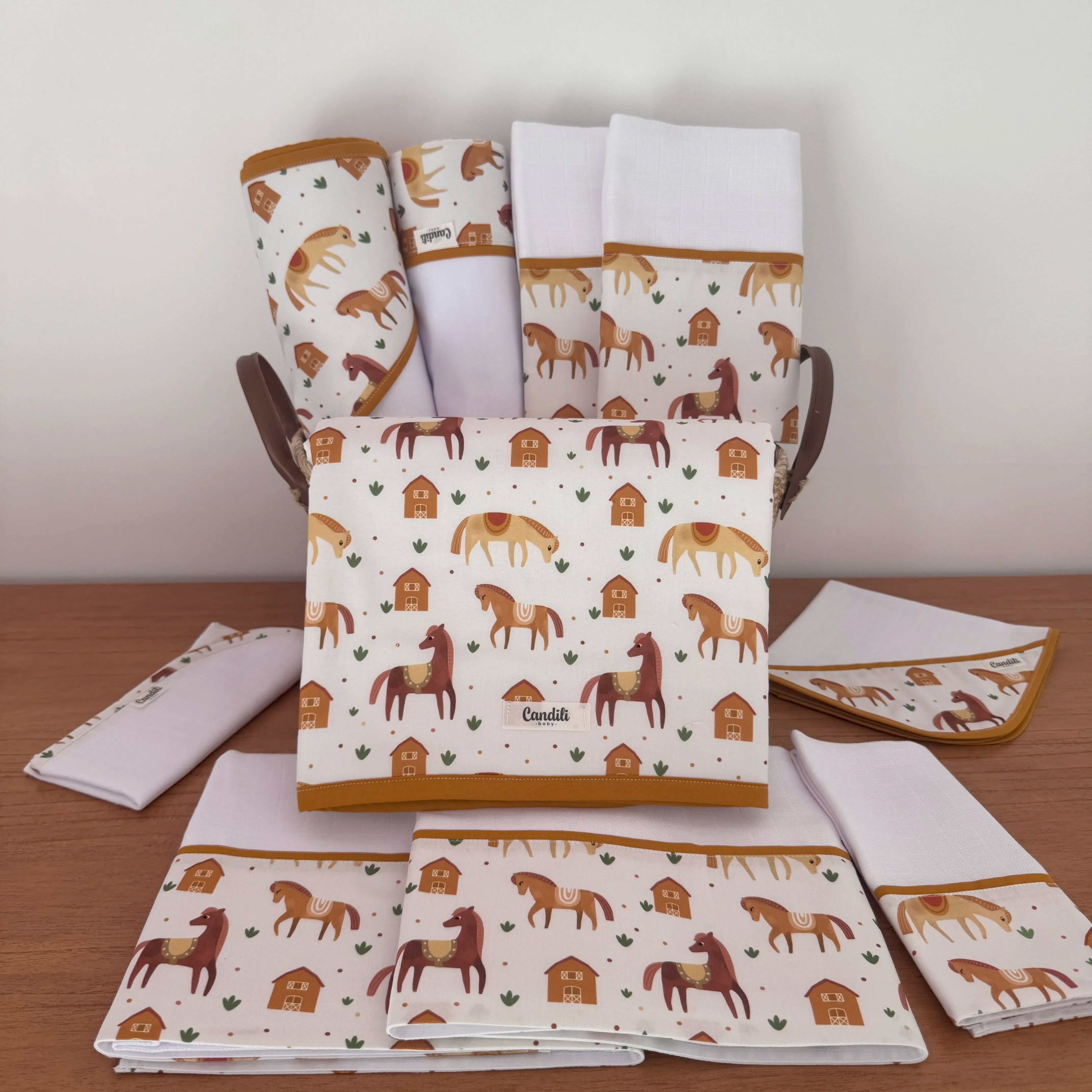 Kit Ternura 10 peças - Cavalinhos