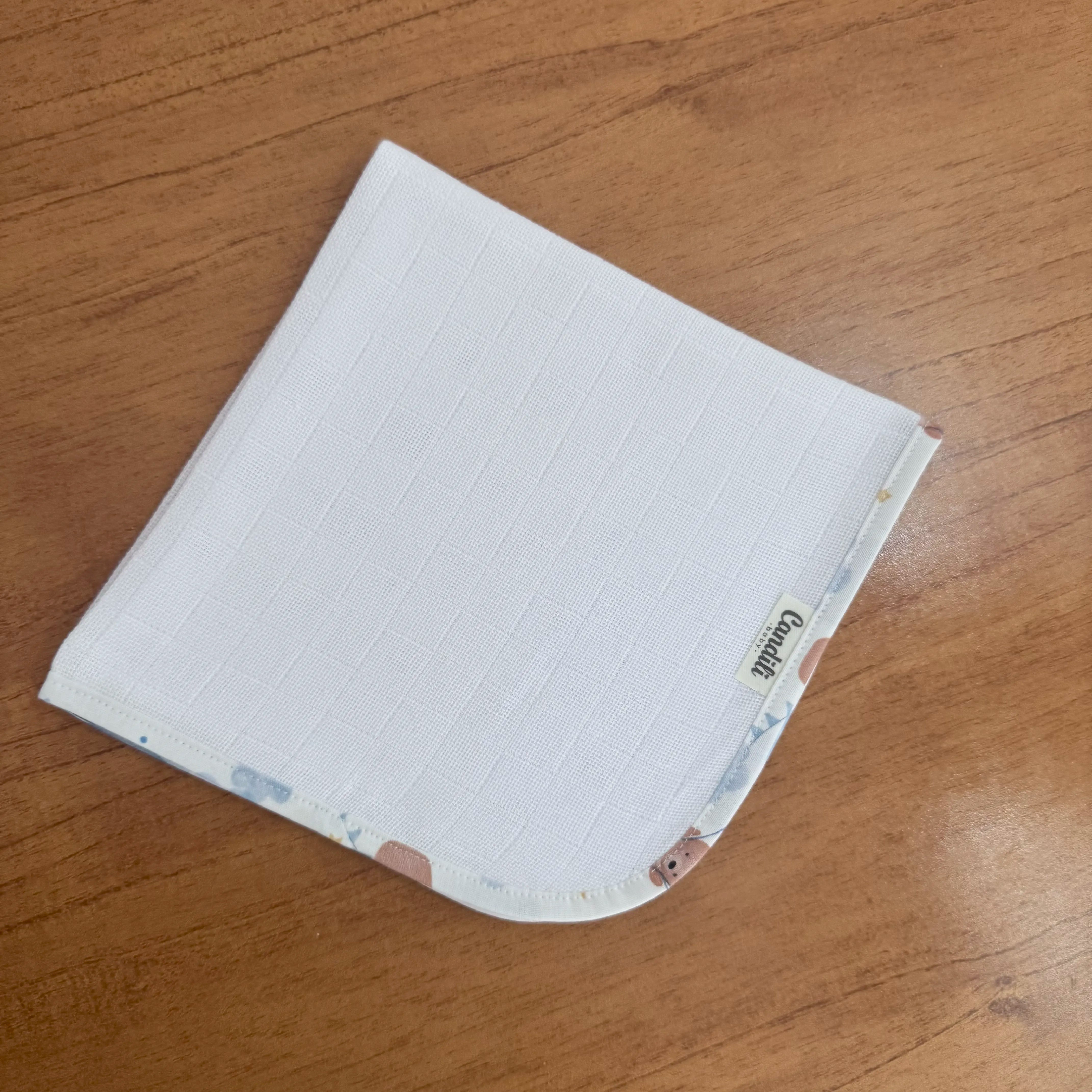 Fralda de Boca Slim - Balões e Paraquedas Azul