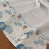 Fralda Multiuso - Balões e Paraquedas Azul