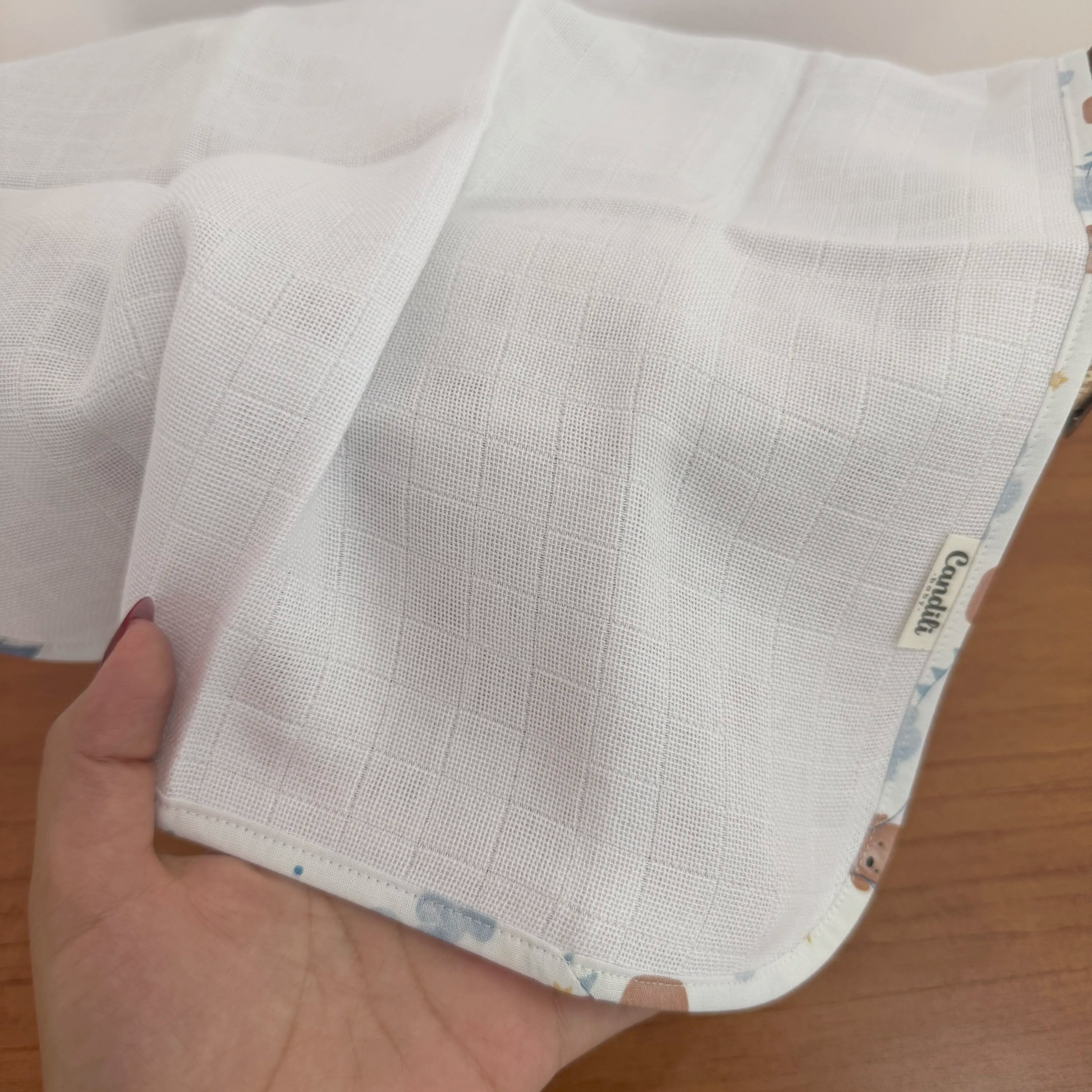 Fralda de Boca Slim - Balões e Paraquedas Azul