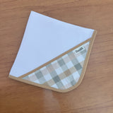 Kit Encanto 4 Peças: Fraldas de Boca e Fralda de Ombro - Xadrez e Cores