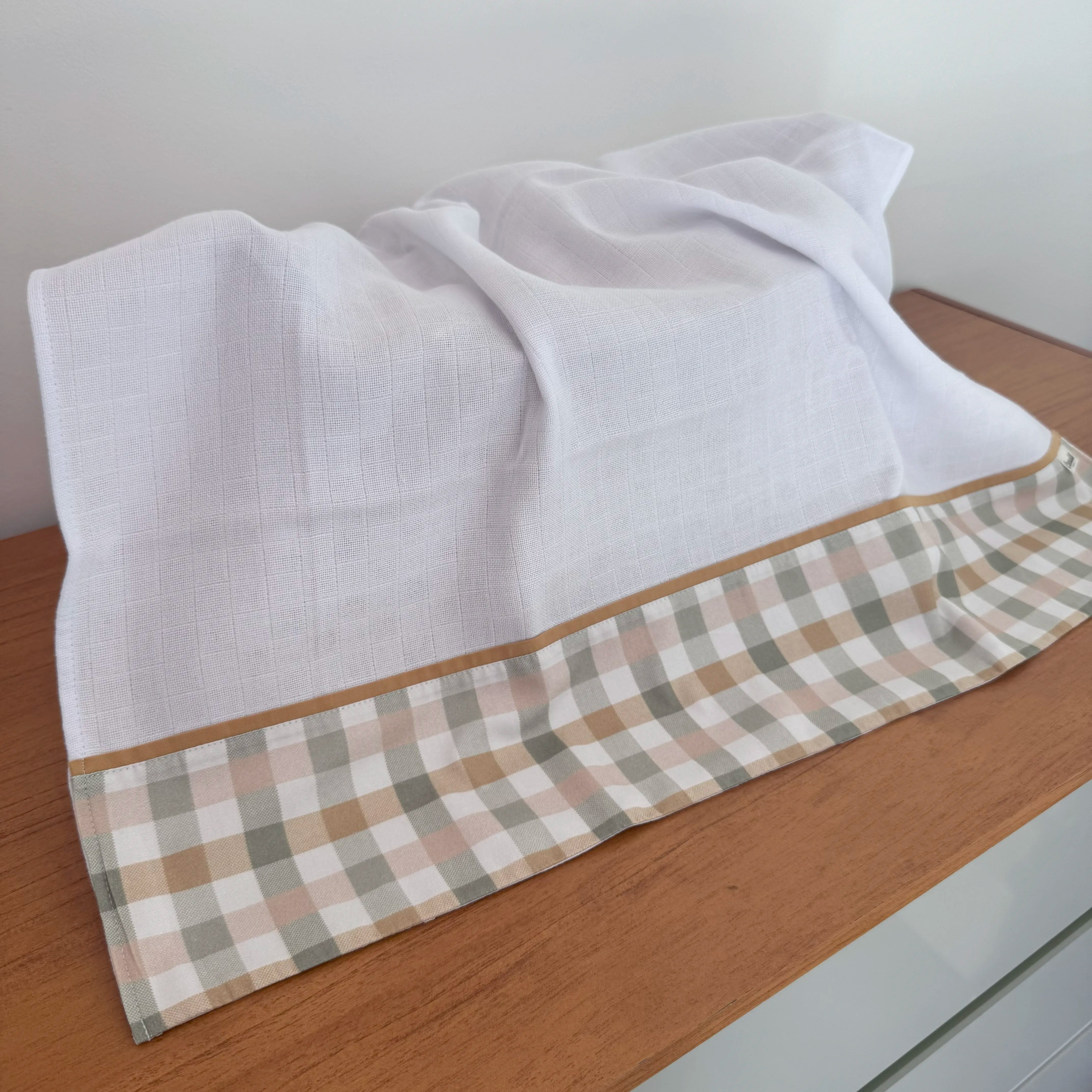 Fralda Multiuso - Xadrez e Cores