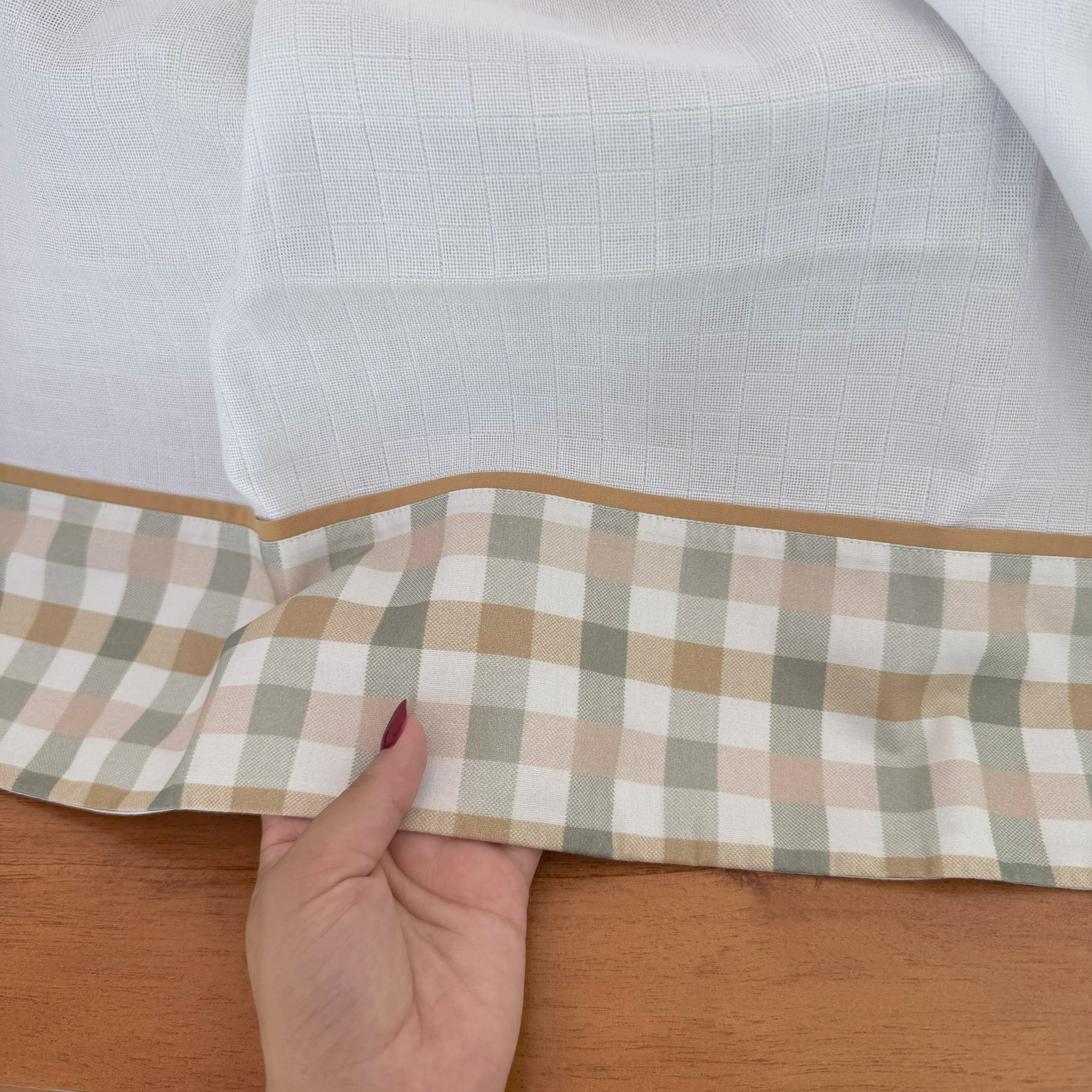 Fralda Multiuso - Xadrez e Cores