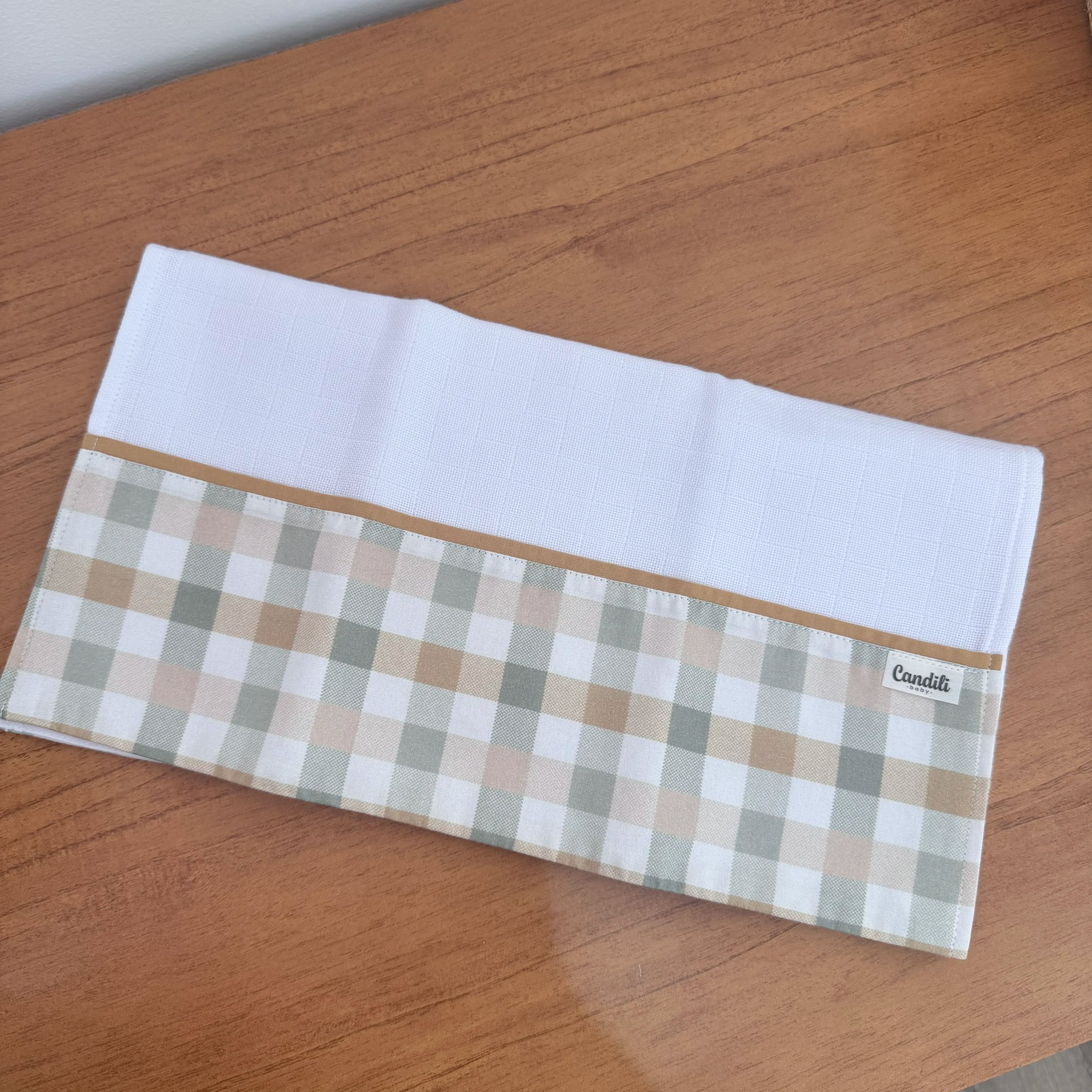 Fralda de Ombro - Xadrez e Cores