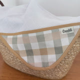 Fralda de Boca Cantinho - Xadrez e Cores