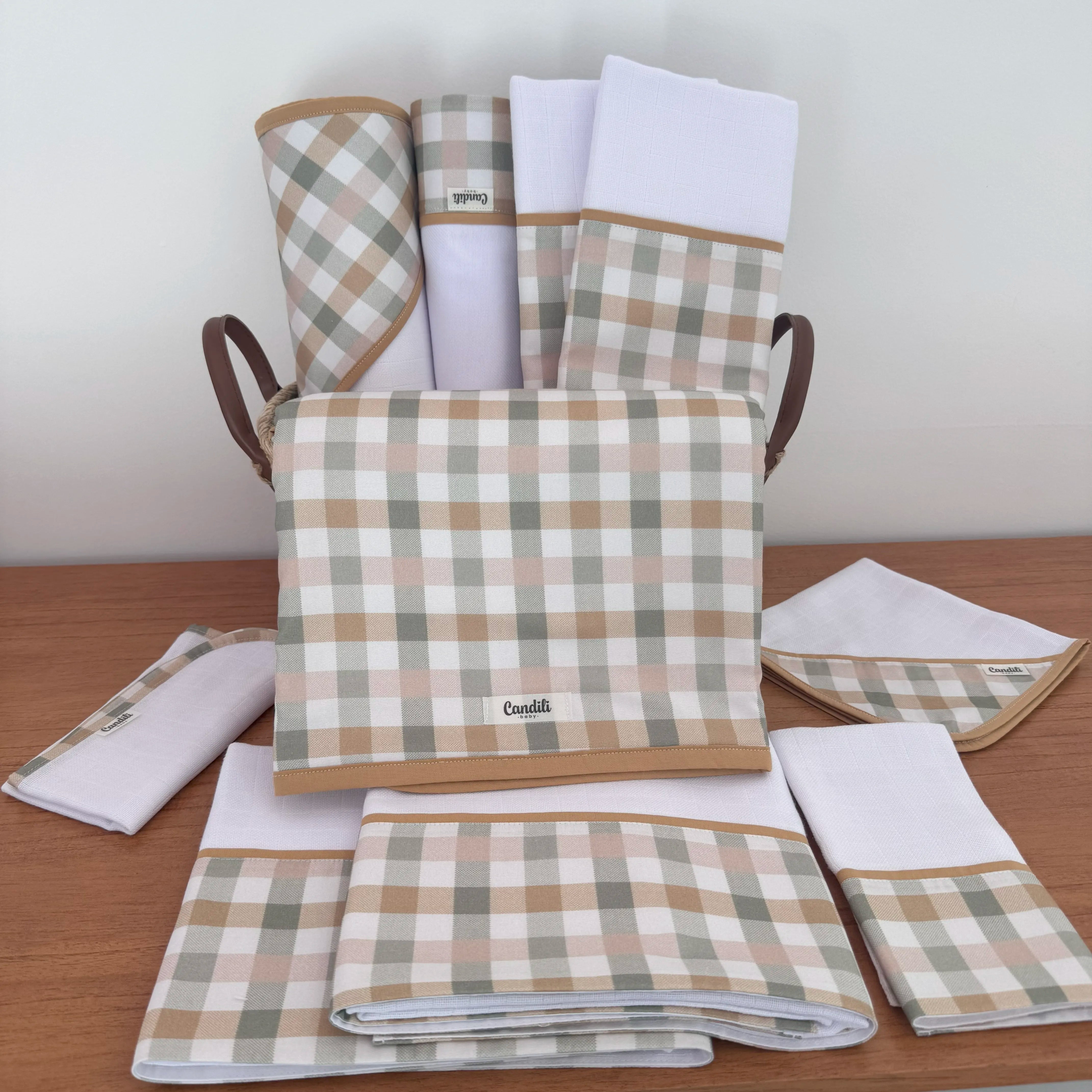 Kit Ternura 10 peças - Xadrez e Cores