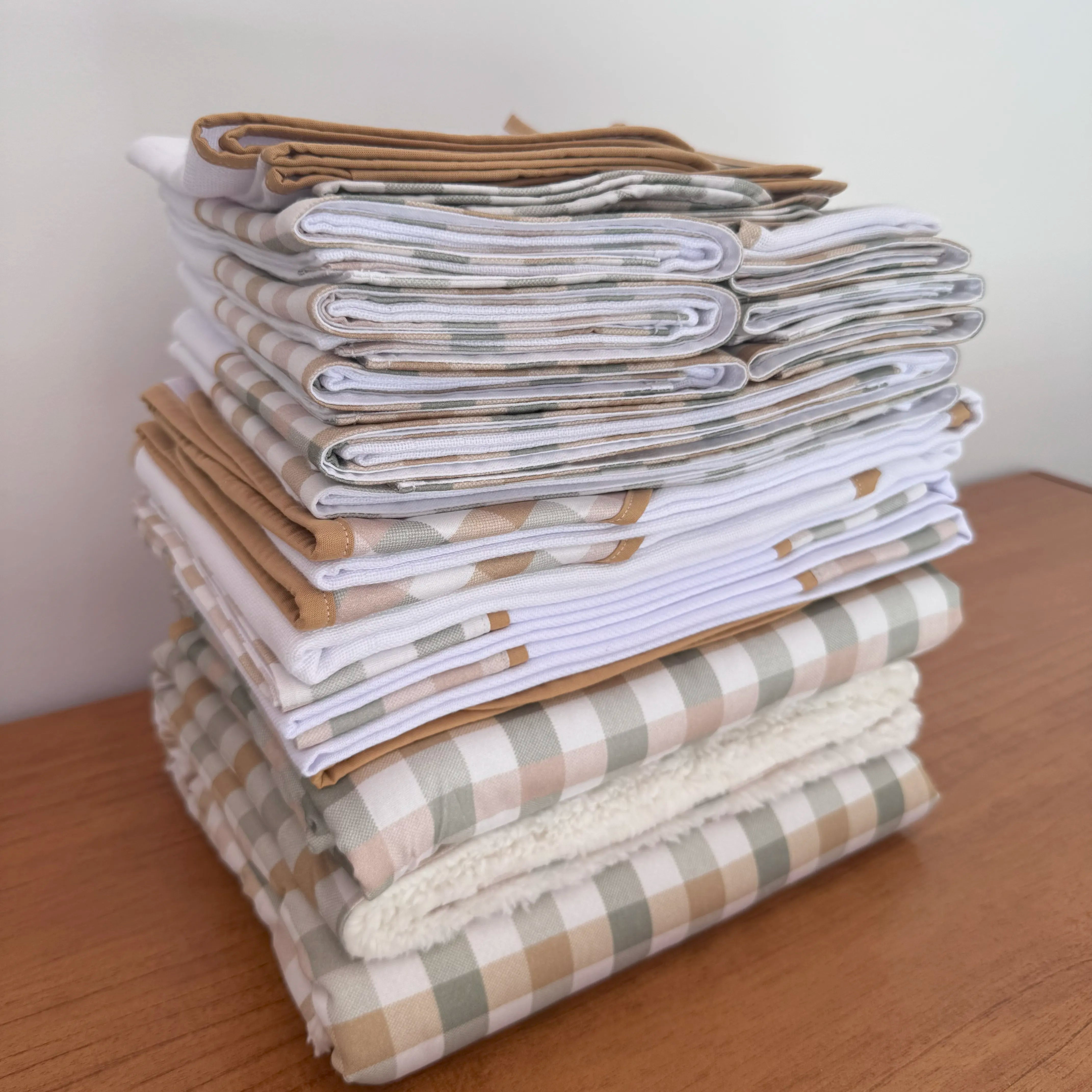 Kit Maternidade 20 peças - Xadrez e Cores