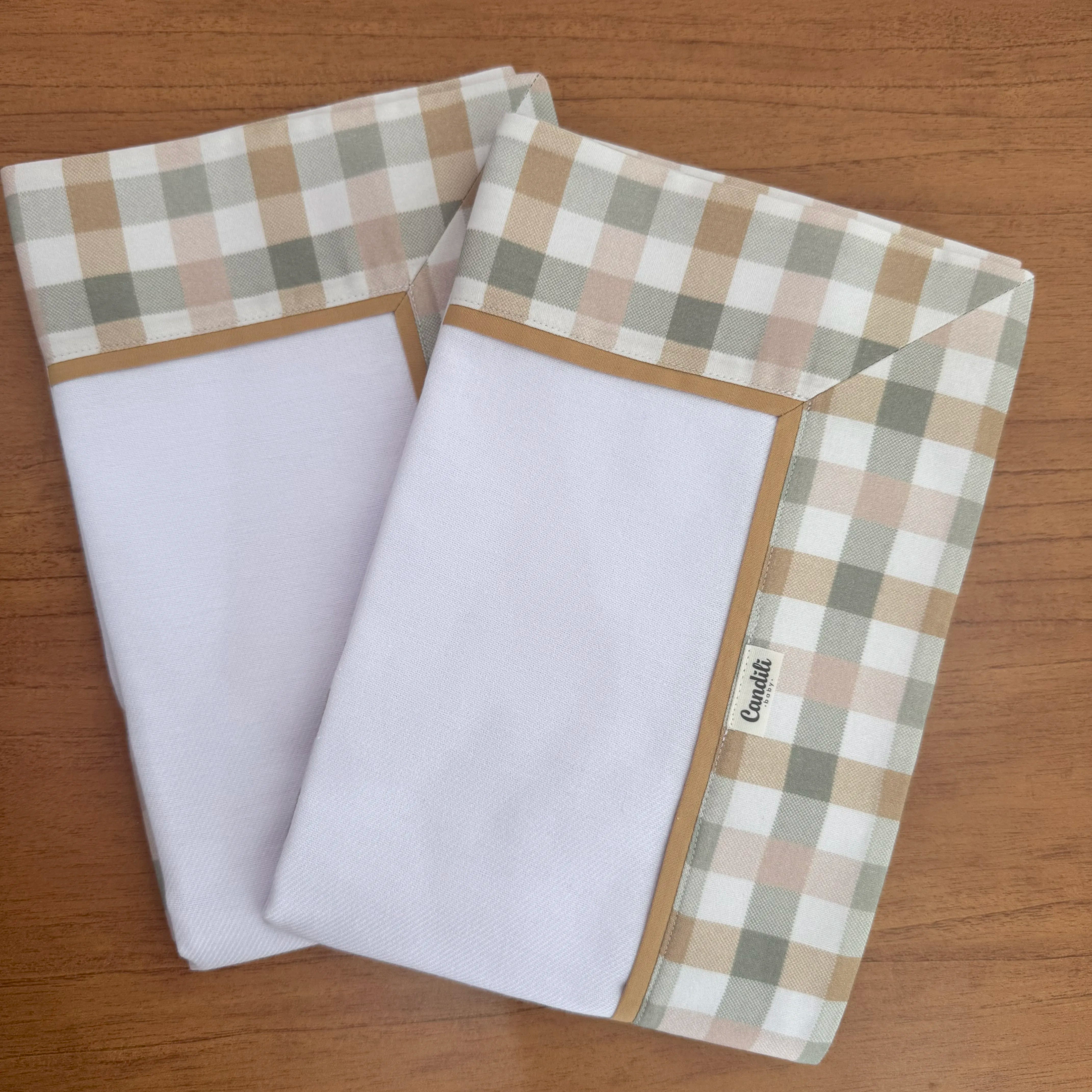 Kit Maternidade 20 peças - Xadrez e Cores