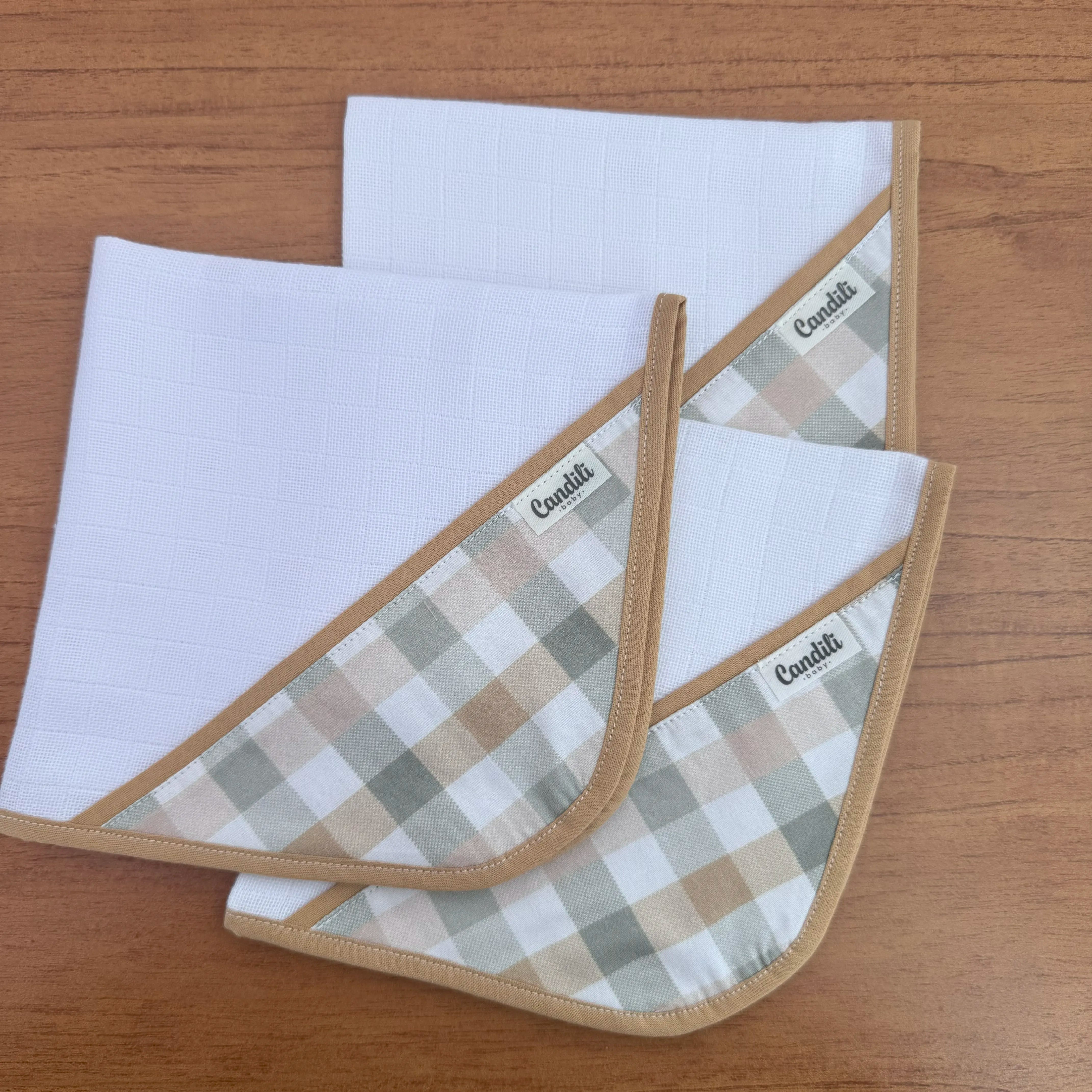 Kit Maternidade 20 peças - Xadrez e Cores