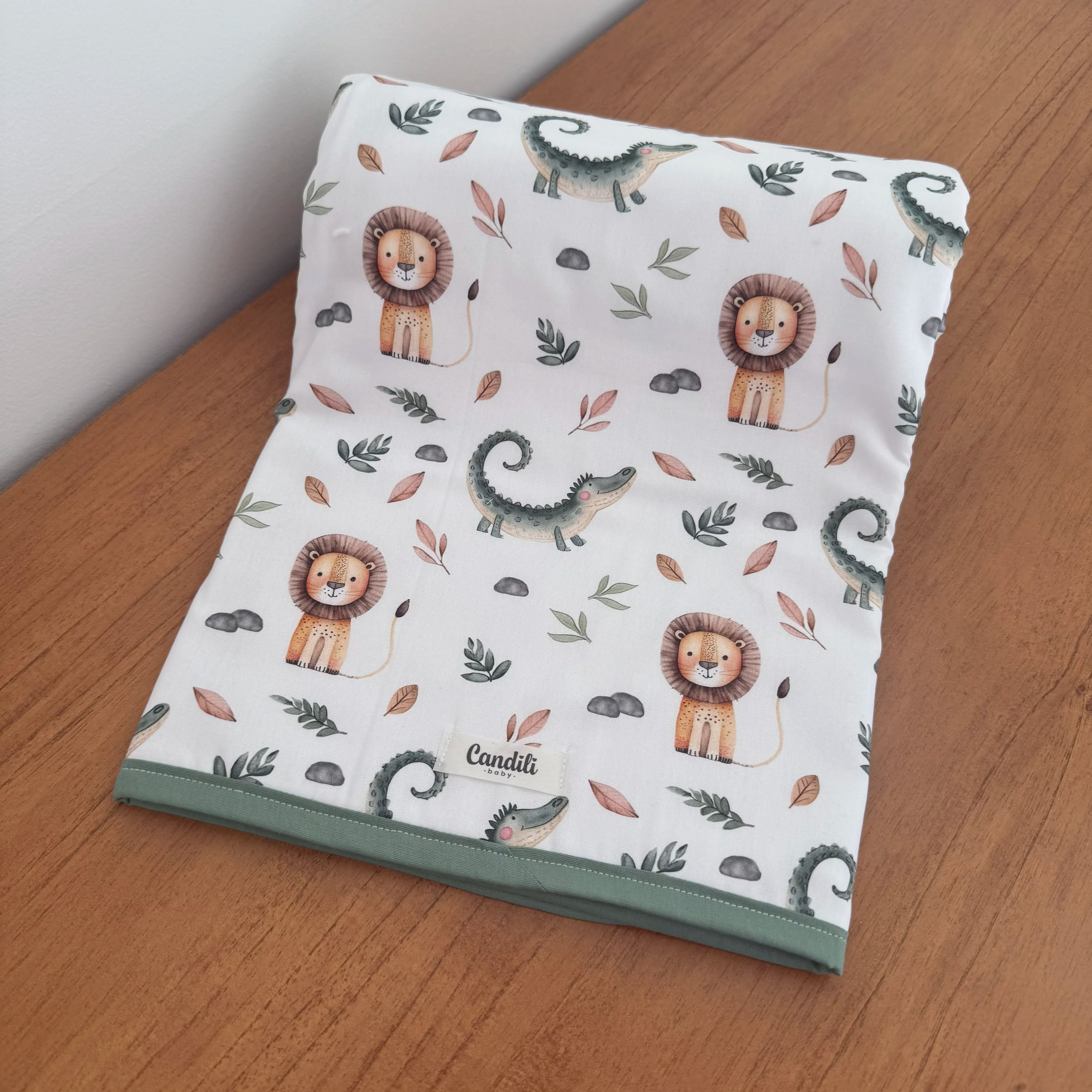 Kit Ternura 10 peças - Leão e Jacaré