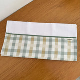 Fralda de Ombro - Xadrez Verde