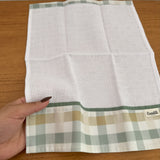 Fralda de Boca Barradinho - Xadrez Verde